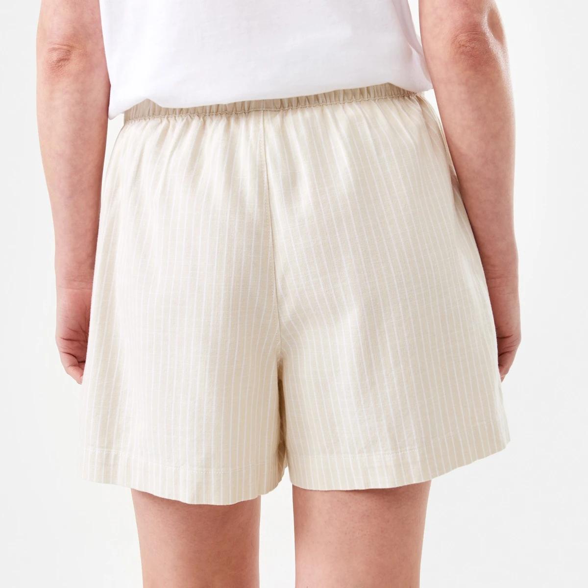 3 Tie Waist Shorts Yellow St, 3 of 6