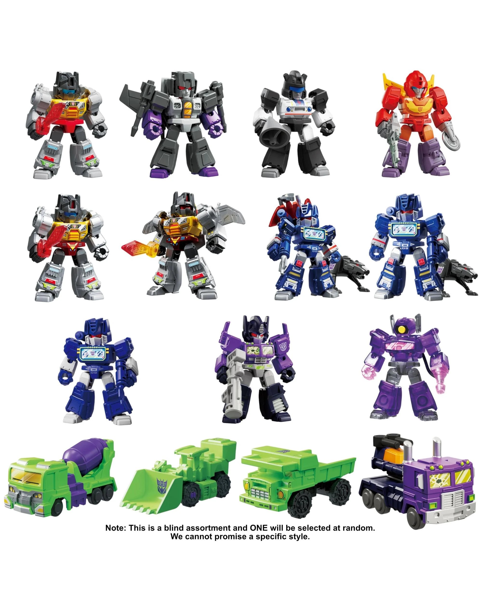 2 Blokees Transformers Galaxy Version Defender 03 Heavy Metal War Model Kit Blind Box, 2 of 10