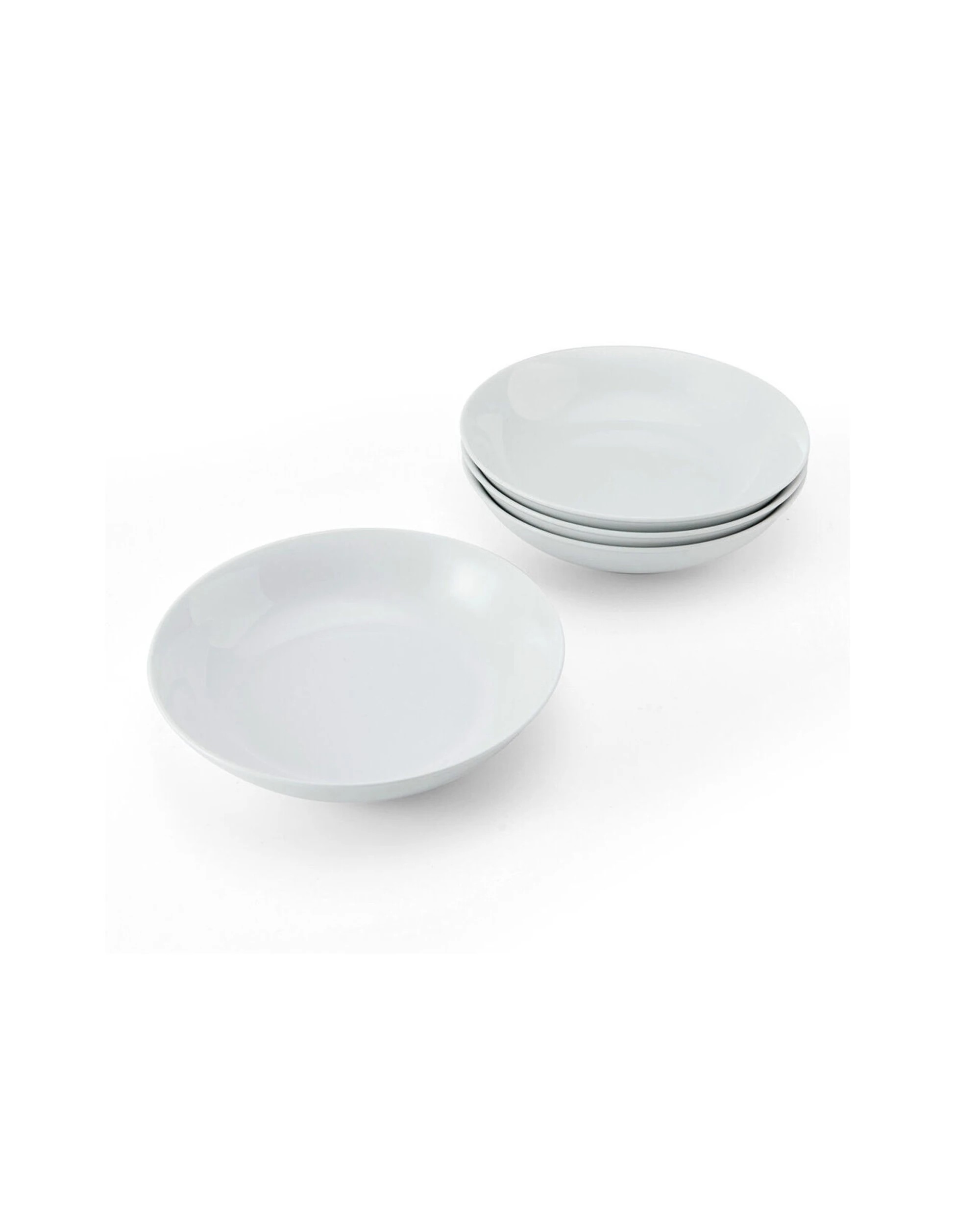 5 Mikasa 4pc Chalk Kitchen Porcelain Pasta Bowl Set 23cm - White, 5 of 7