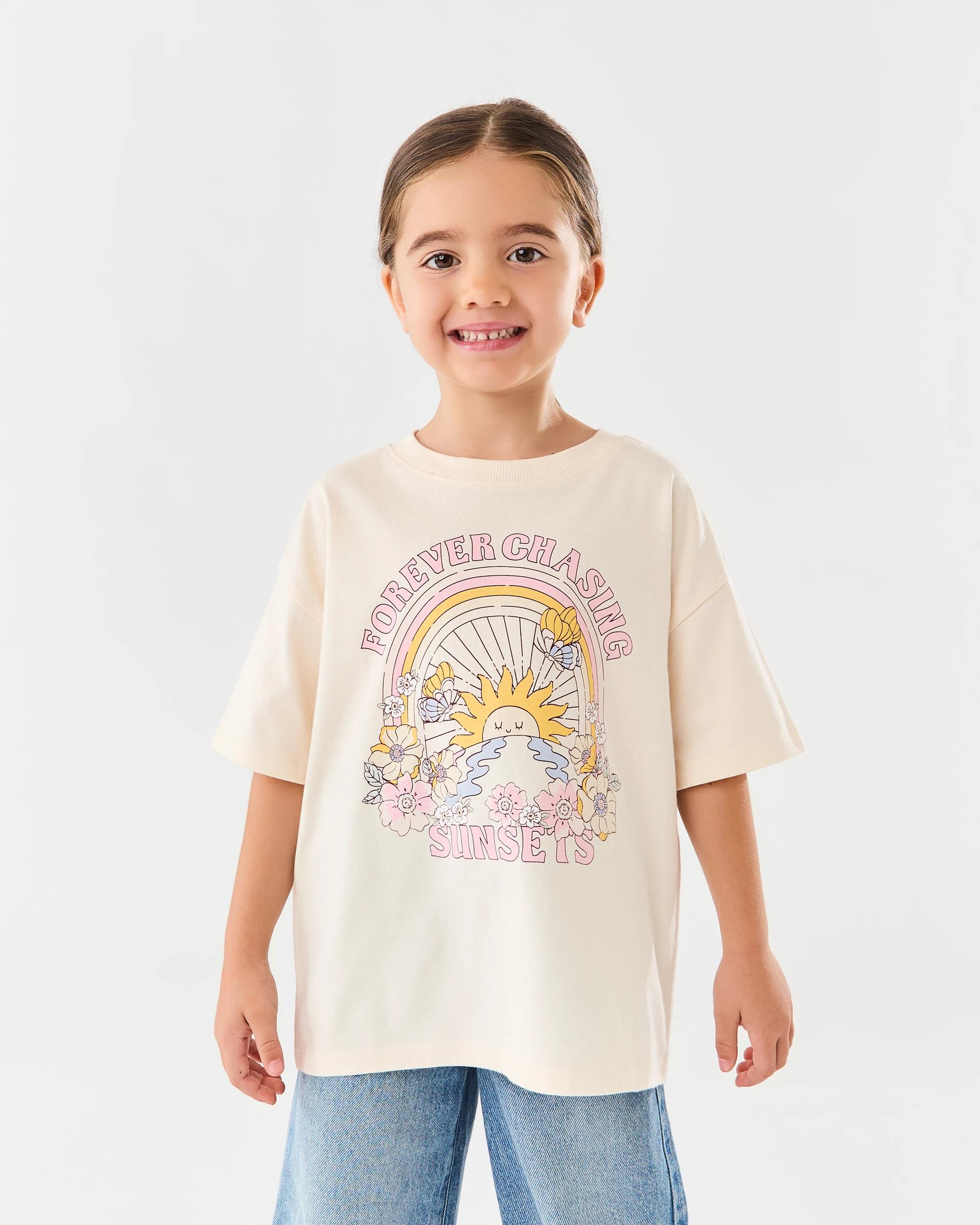 1 Oversized Printed T-shirt Bge Scene, 1 of 7