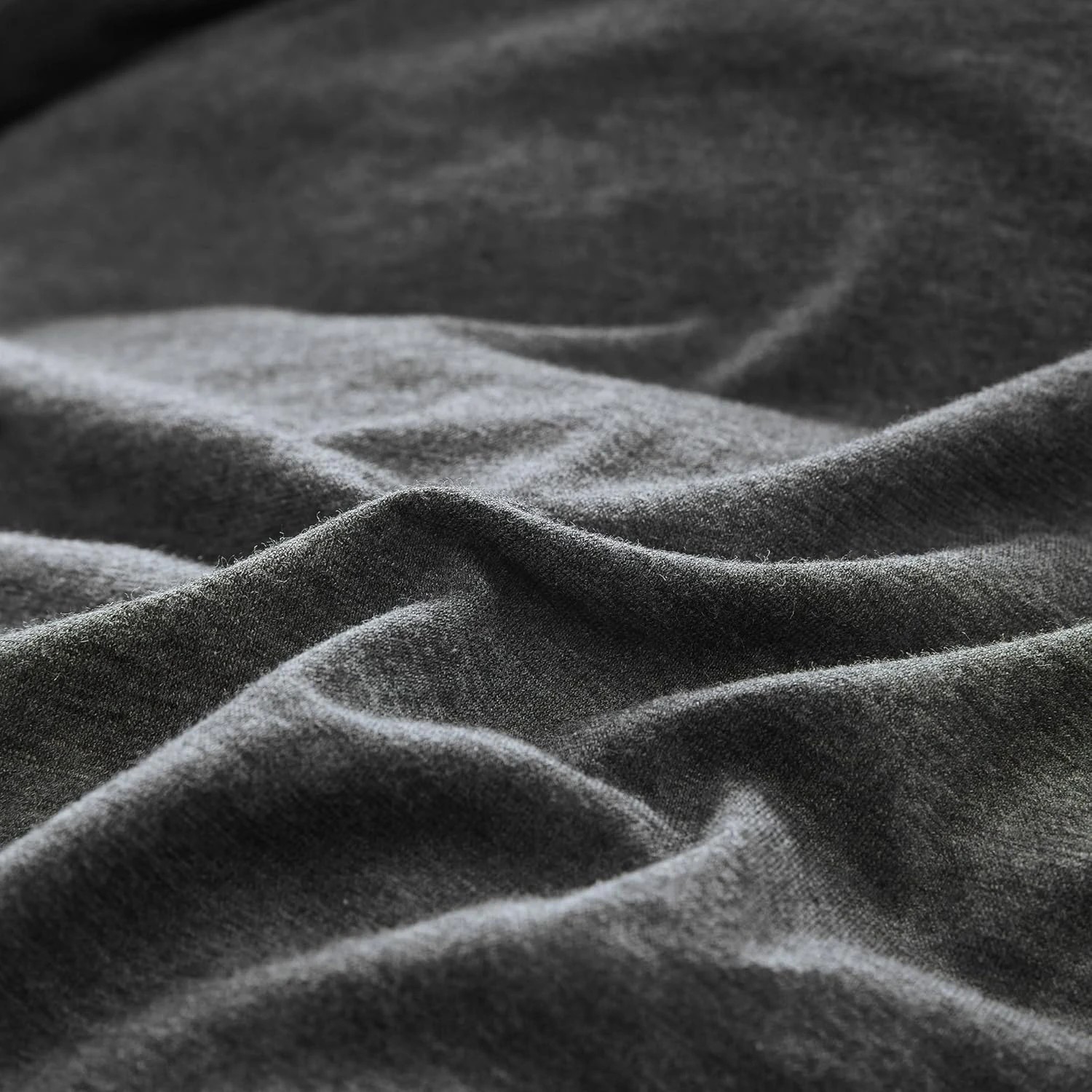 3 Gioia Casa Jersey Cotton Fitted Sheet Soft Stretchy Breathable - Double Bed - Black Marble, 3 of 3