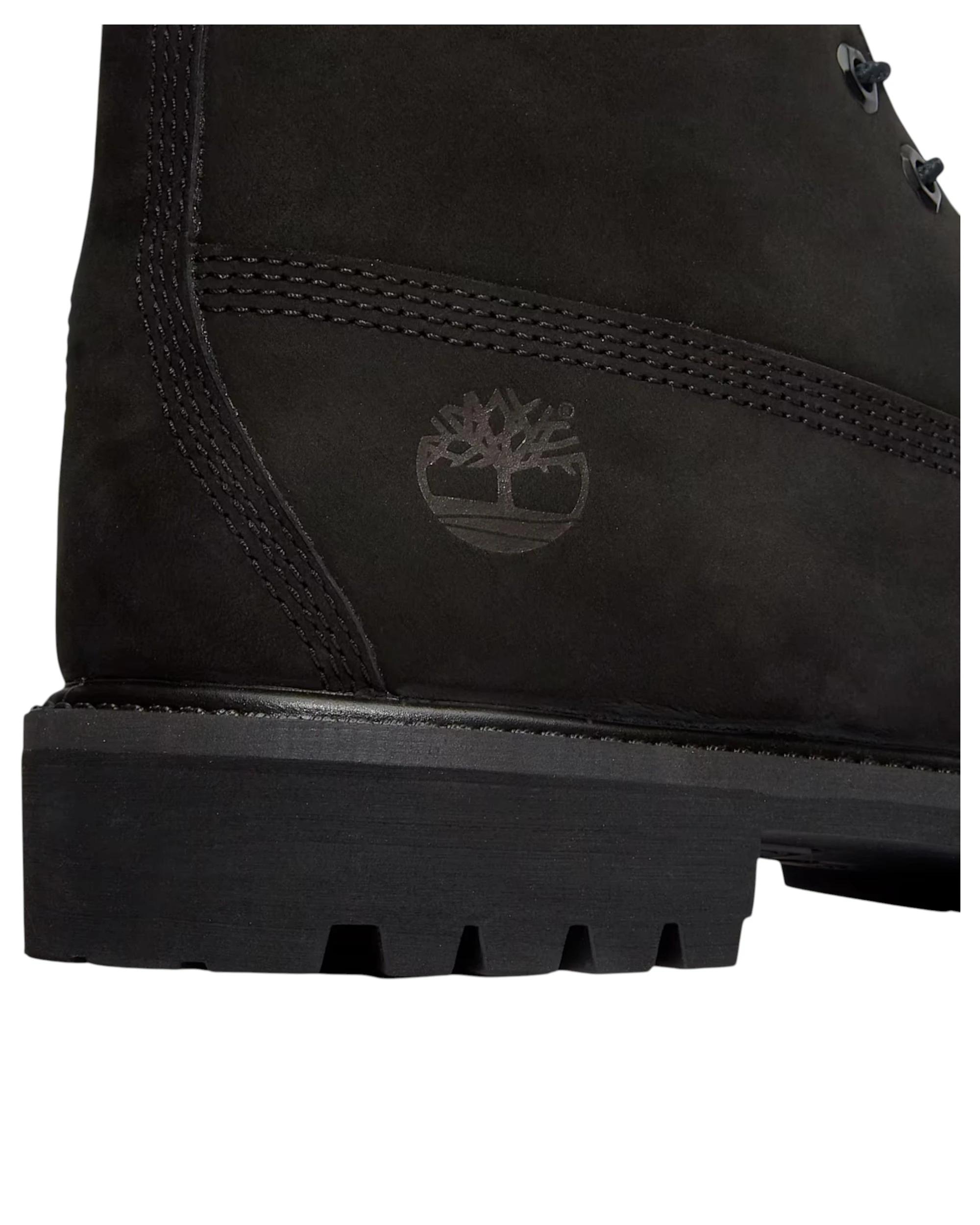 5 Timberland Mens 6-Inch Premium Waterproof Nubuck Wide Boot BLACK, 5 of 7