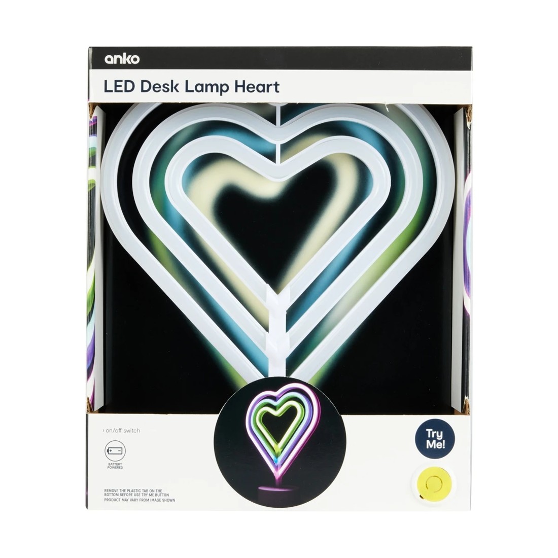 8 LED Heart Desk Lamp, 8 of 8