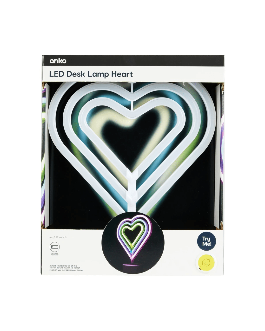 8 LED Heart Desk Lamp, 8 of 8