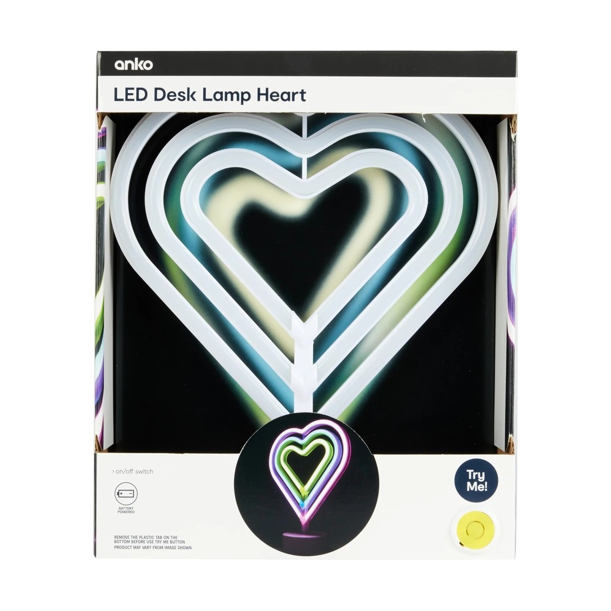 8 LED Heart Desk Lamp, 8 of 8