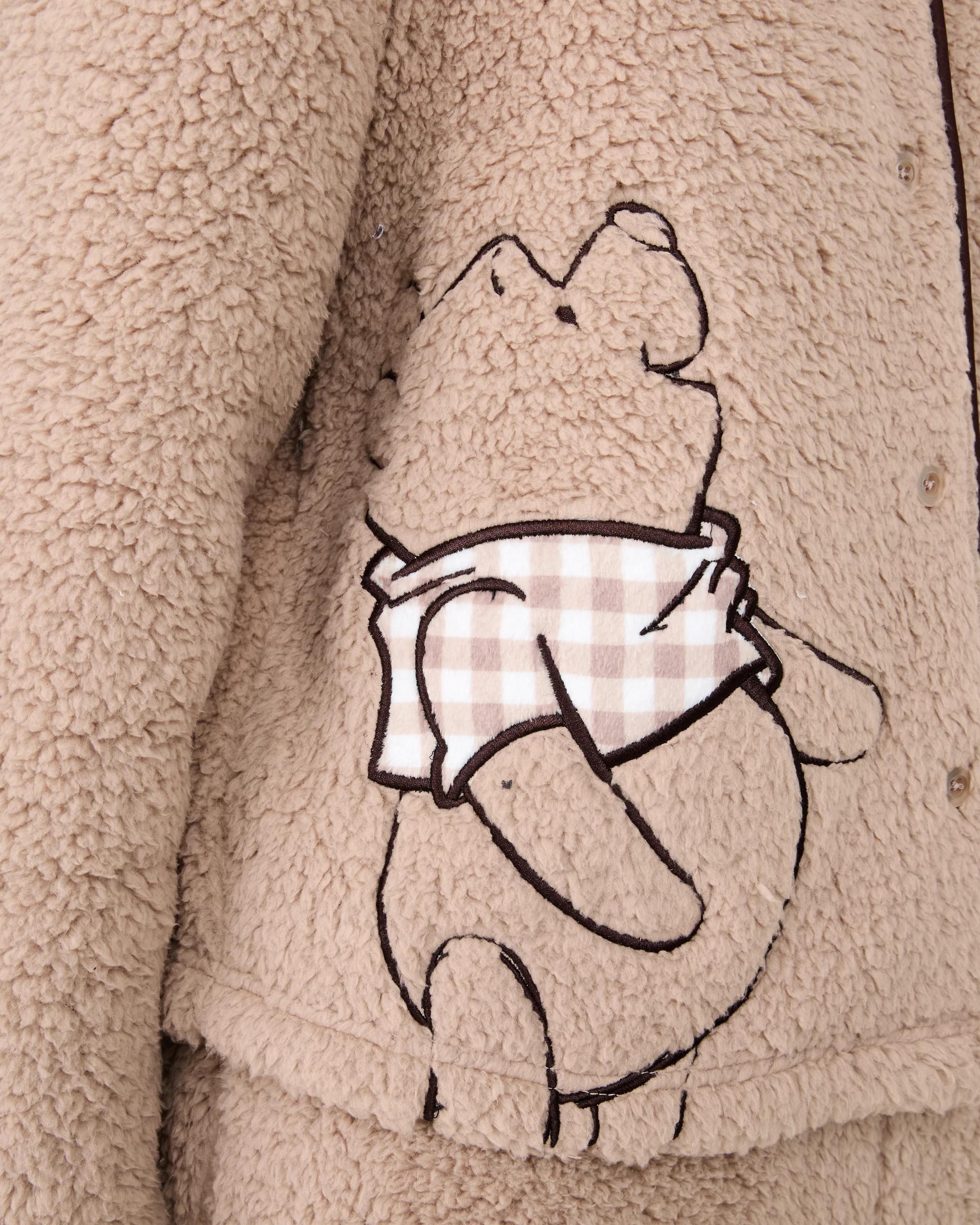 7 Winnie the Pooh License Fleece Button Through Pyjama Set Winnie Plp, 7 of 9