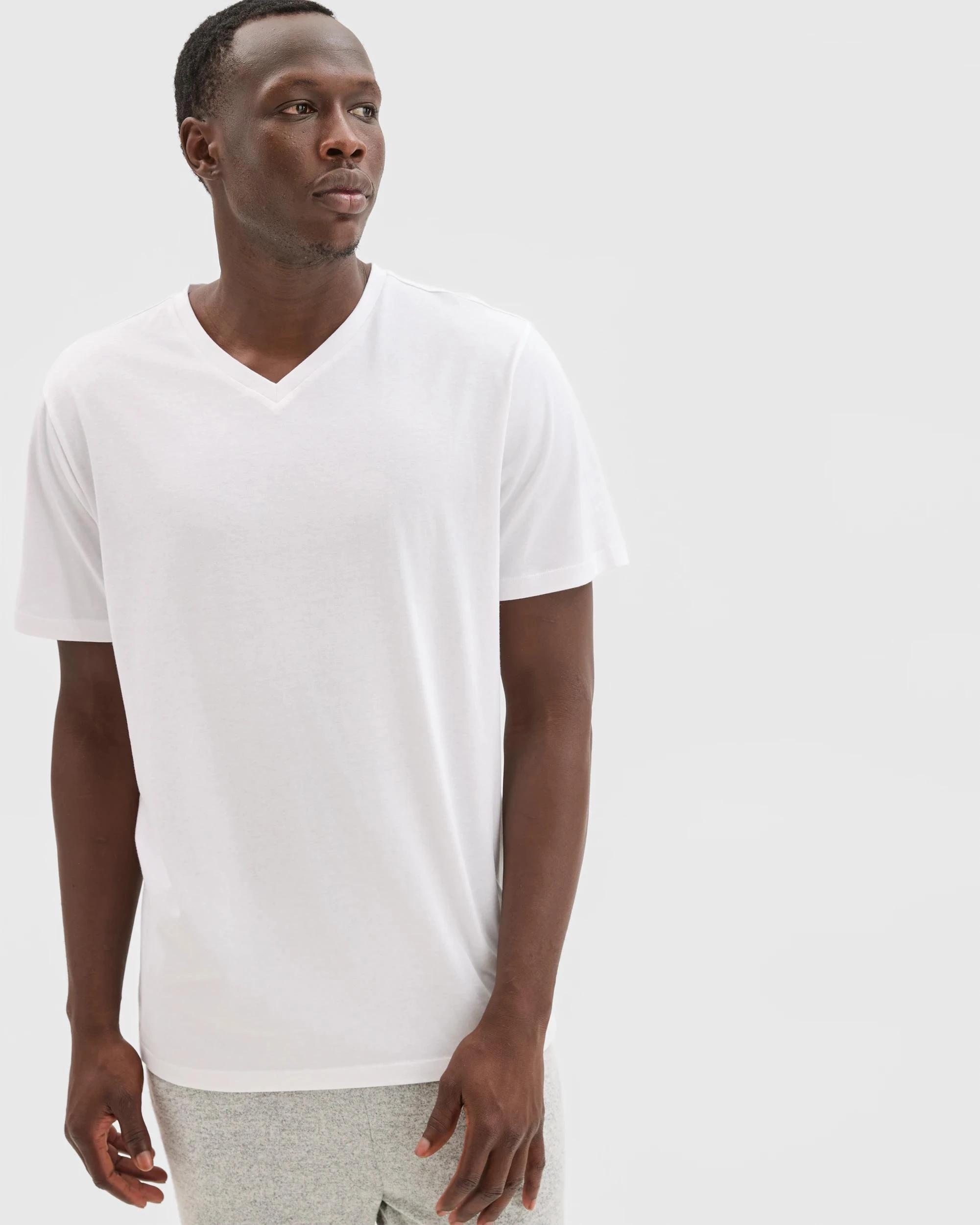 6 Maxx Australian Cotton Sleep T-Shirt WHITE, 6 of 6