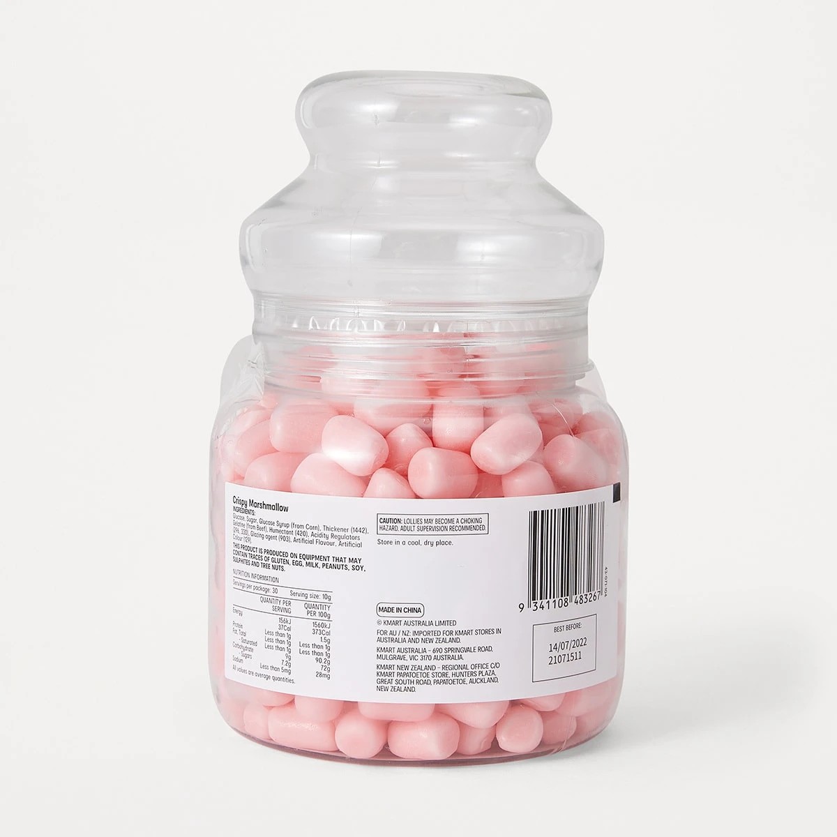 8 Strawberry Flavoured Crispy Marshmallow 300g, 8 of 8