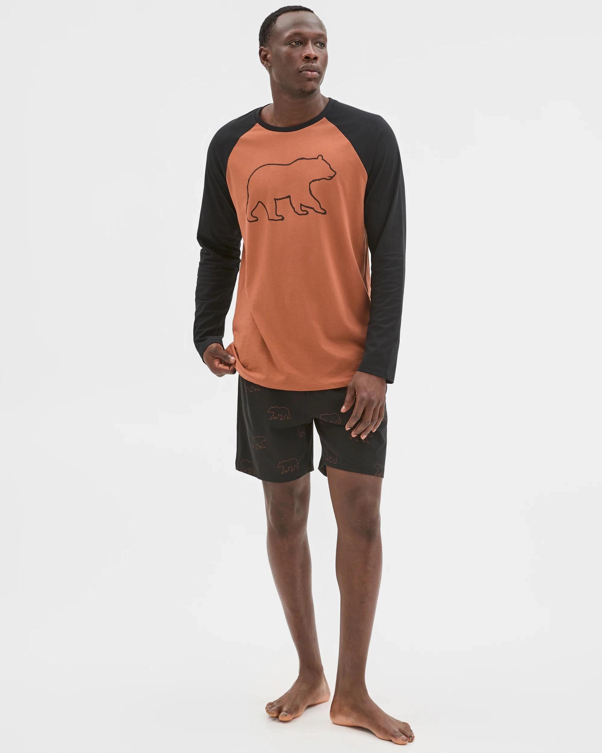 2 Maxx Australian Cotton Sleep Shorts PAPA BEAR, 2 of 6