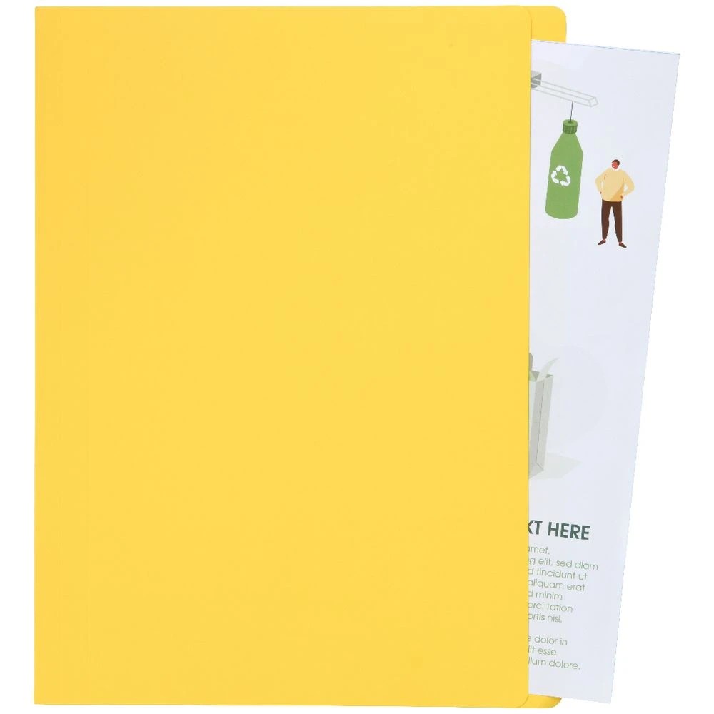 2 J.Burrows A4 Manila Folder Yellow 25 Pack, 2 of 4
