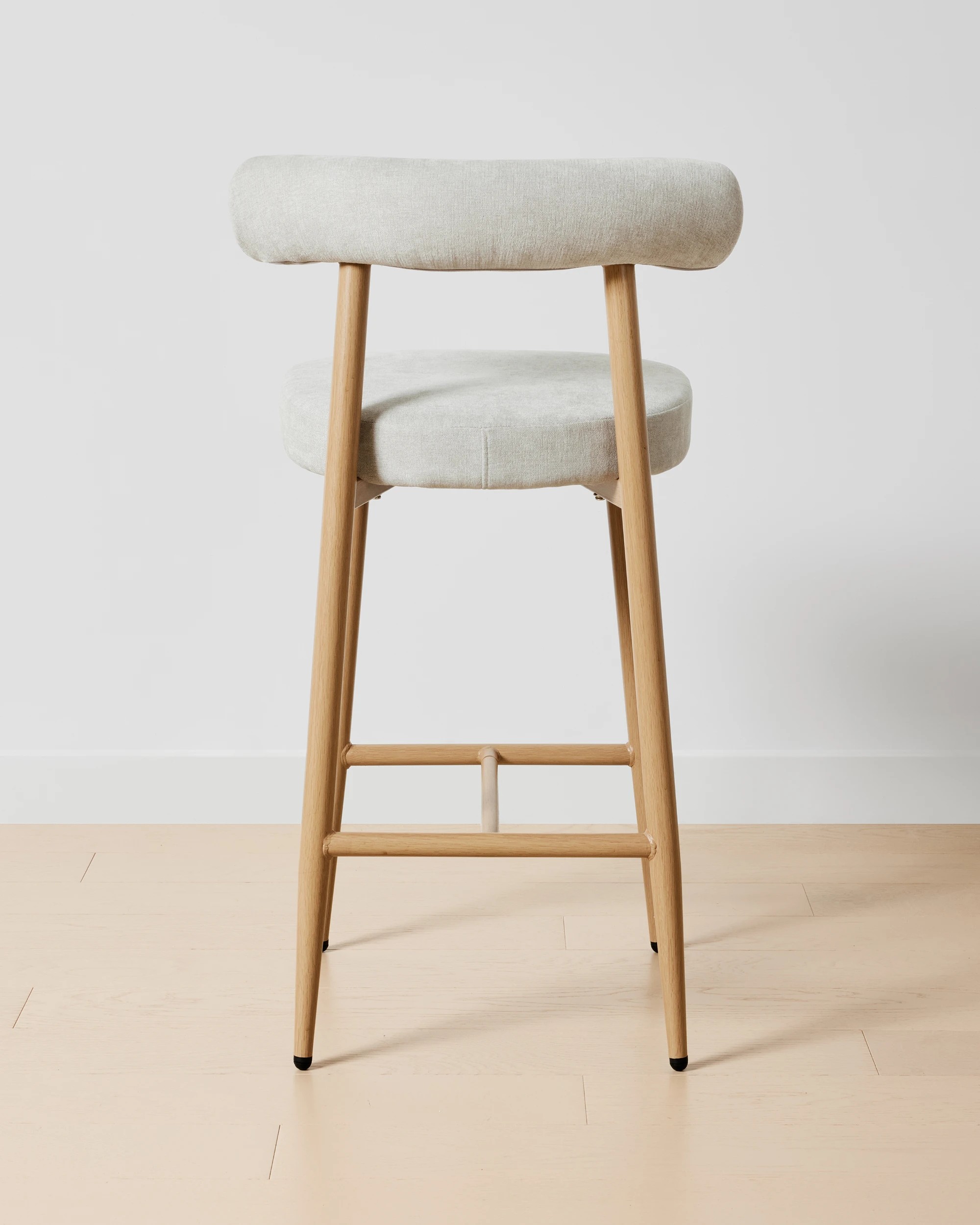 4 Henry Upholstered Bar Stool - Grey, 4 of 7