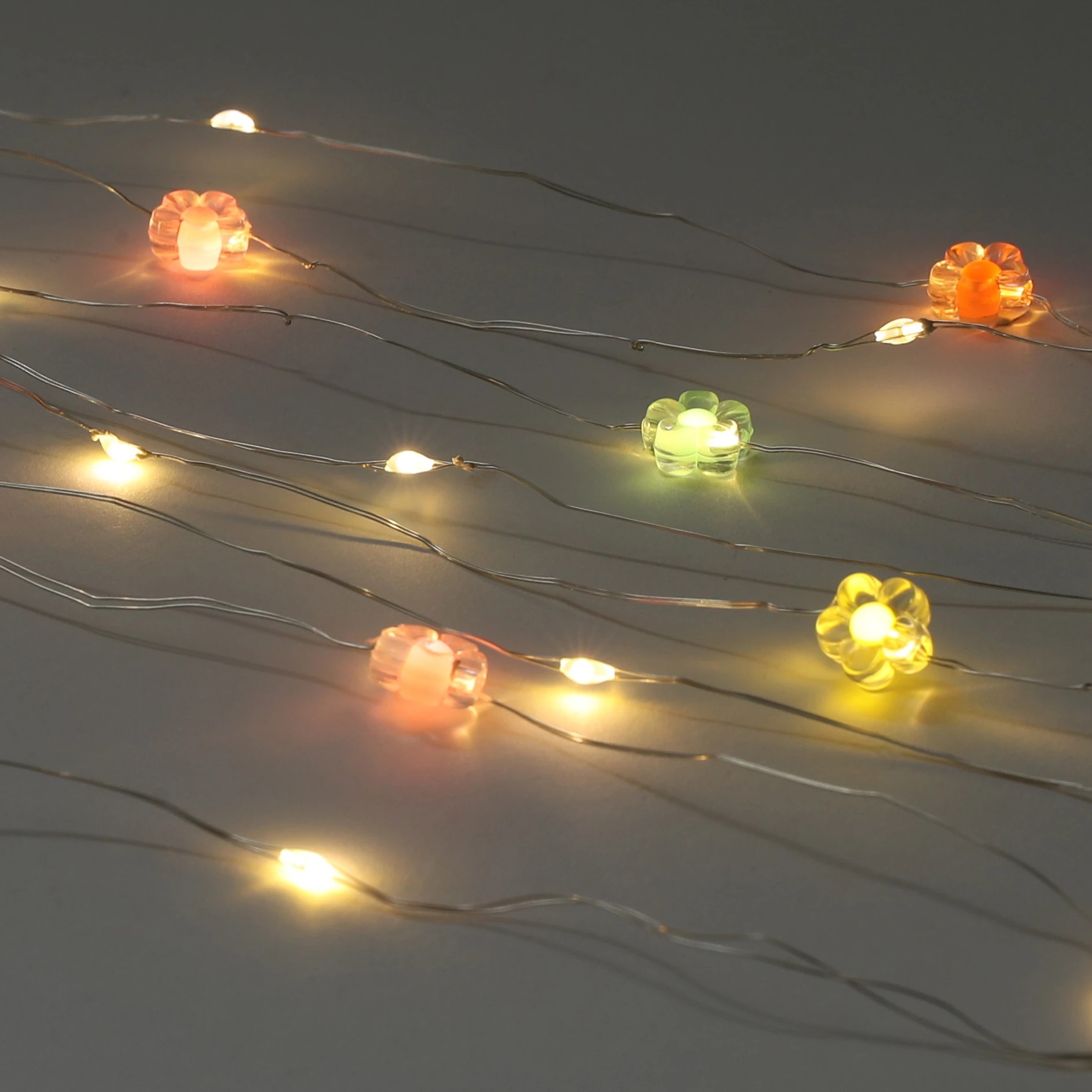 7 Mini Flower Wire Lights, 7 of 9