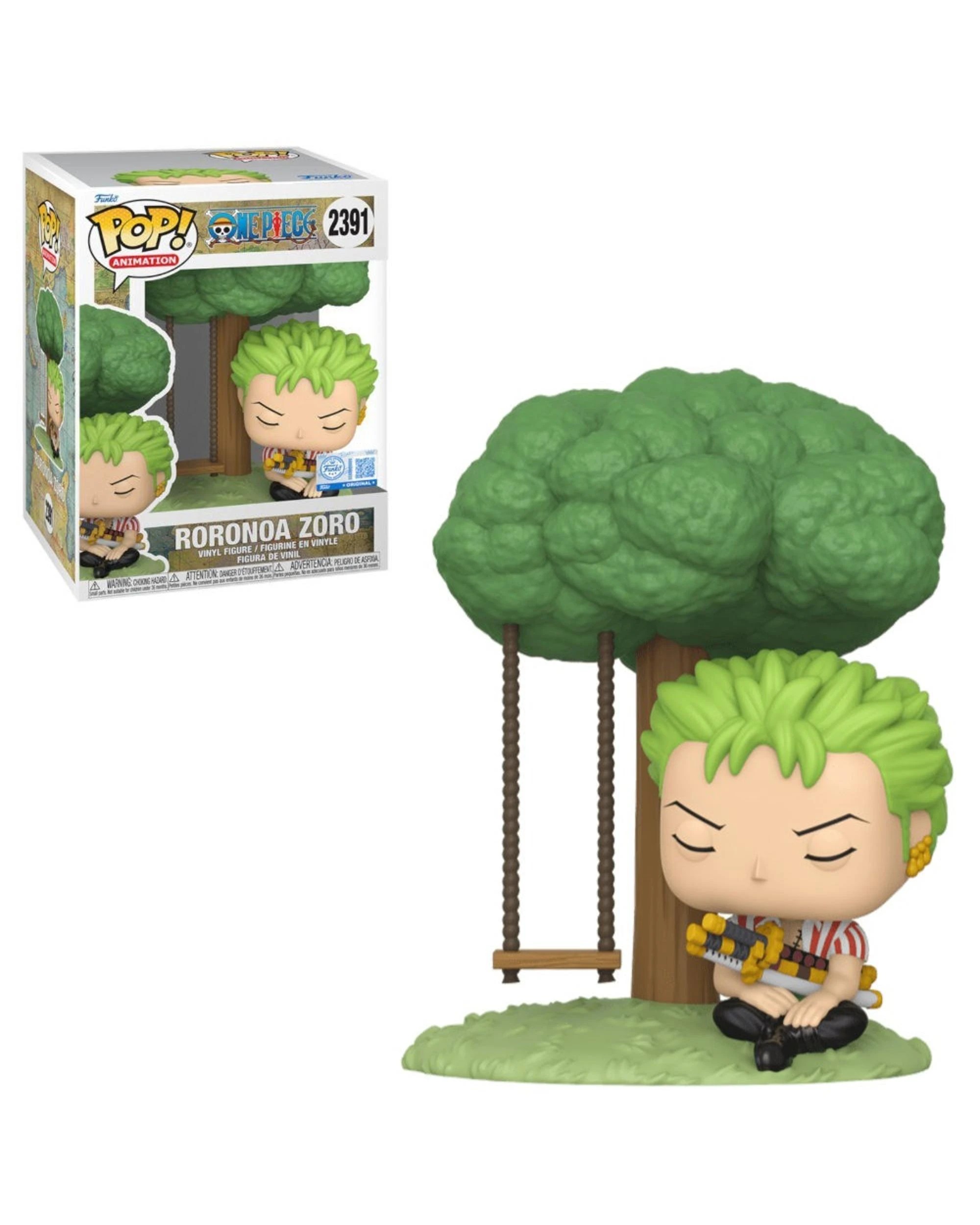 1 One Piece Roronoa Zoro Sleeping Premium Funko POP! Vinyl, 1 of 3