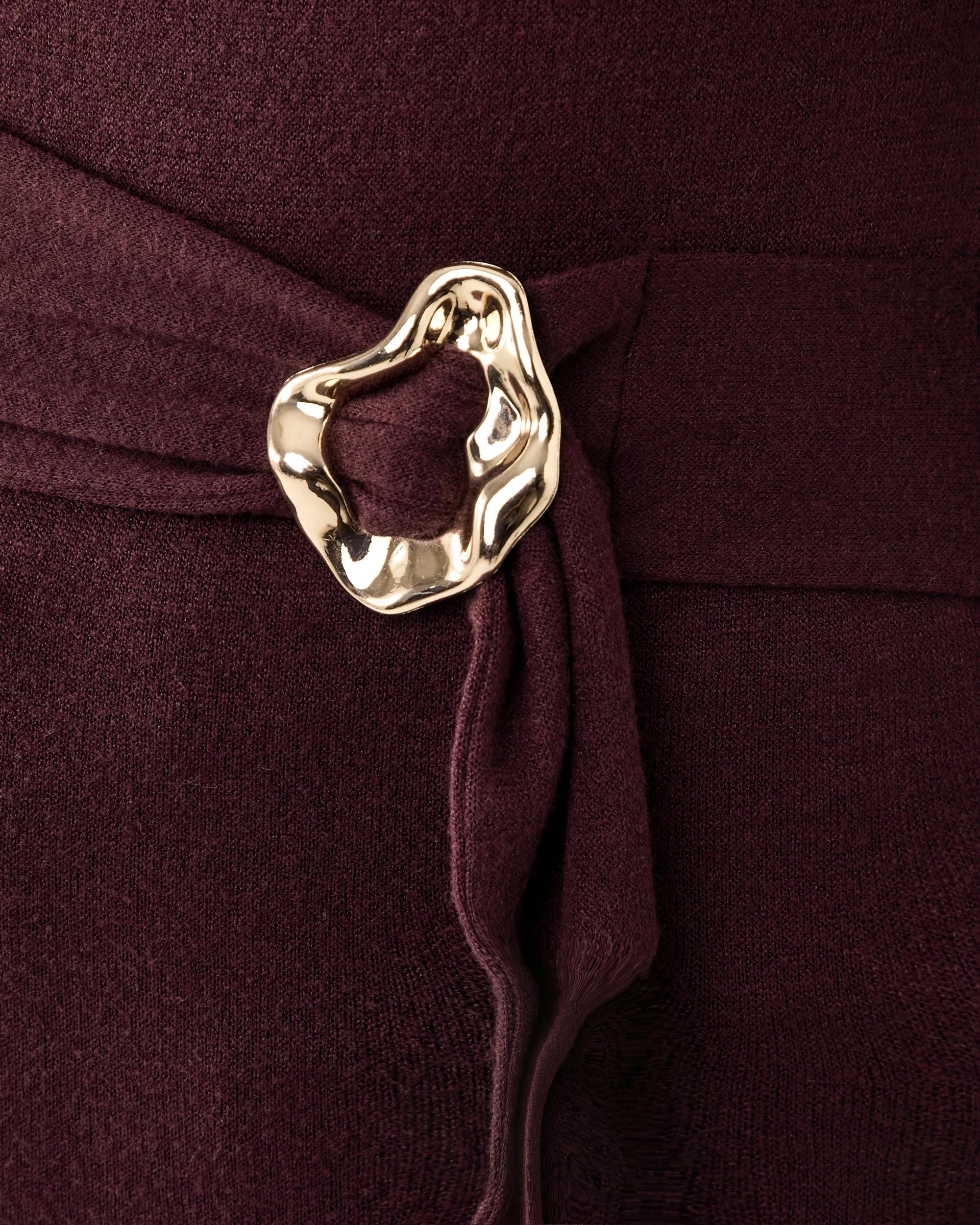 5 Long Sleeve Buckle Detail Top Fudge, 5 of 5