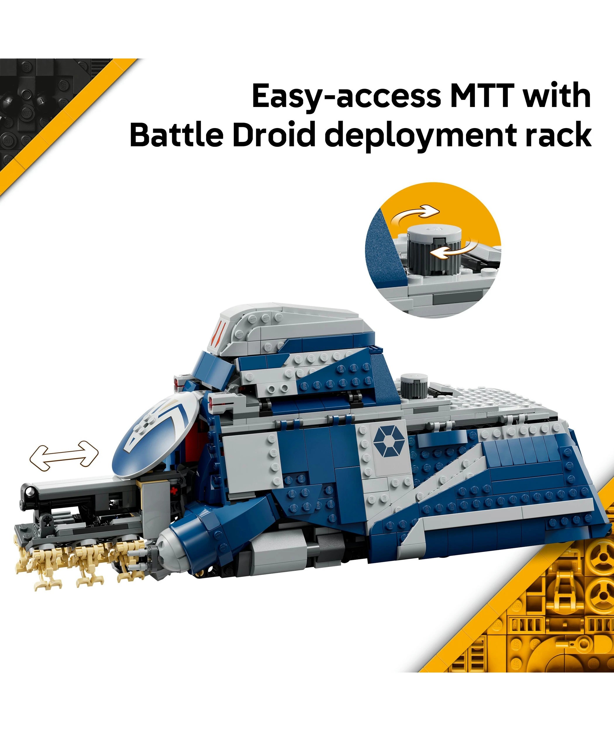 4 LEGO Star Wars Battle of Felucia Separatist MTT 75435, 4 of 10