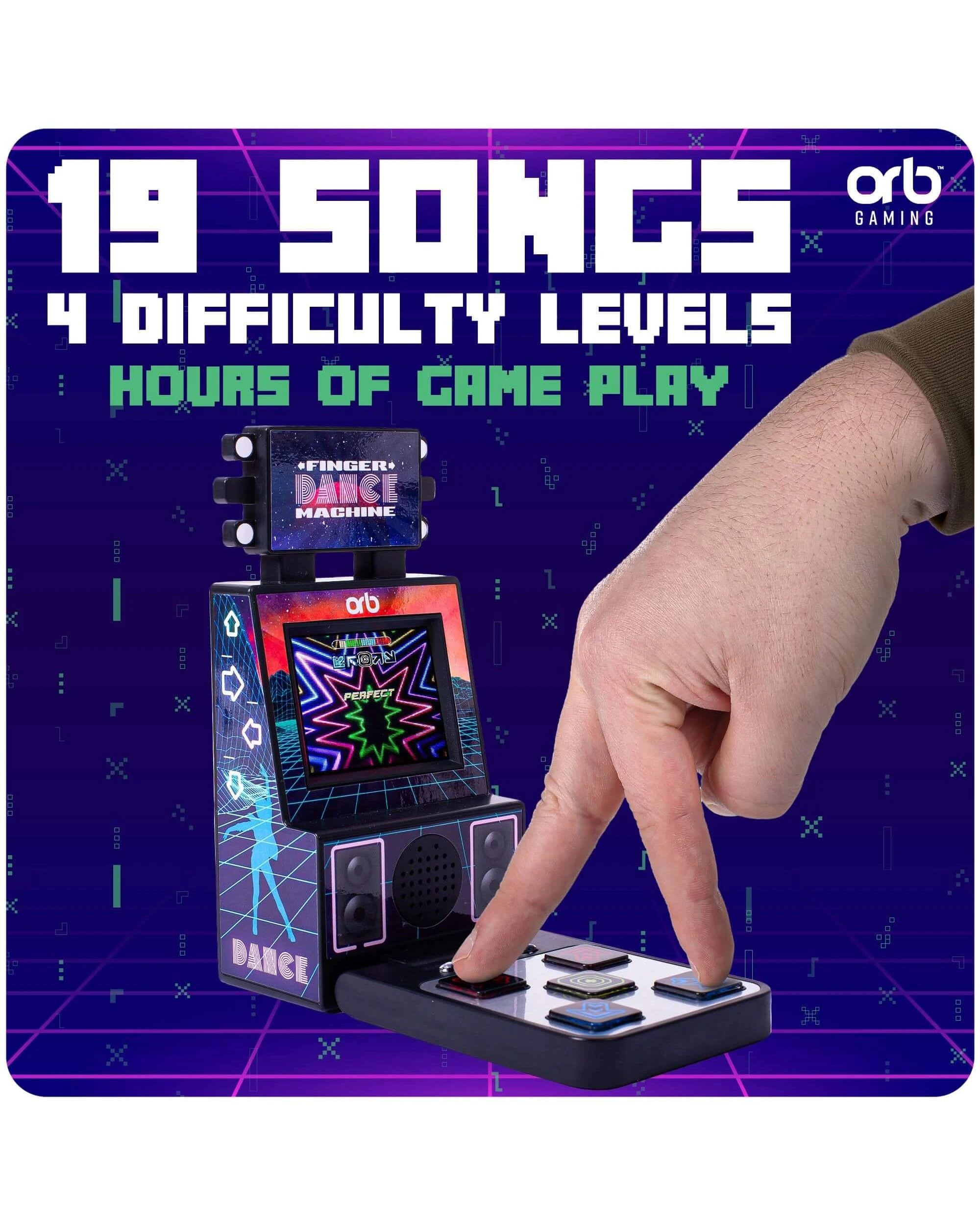 3 Thumbs Up! Orb Mini Finger Dance Arcade Machine, 3 of 7