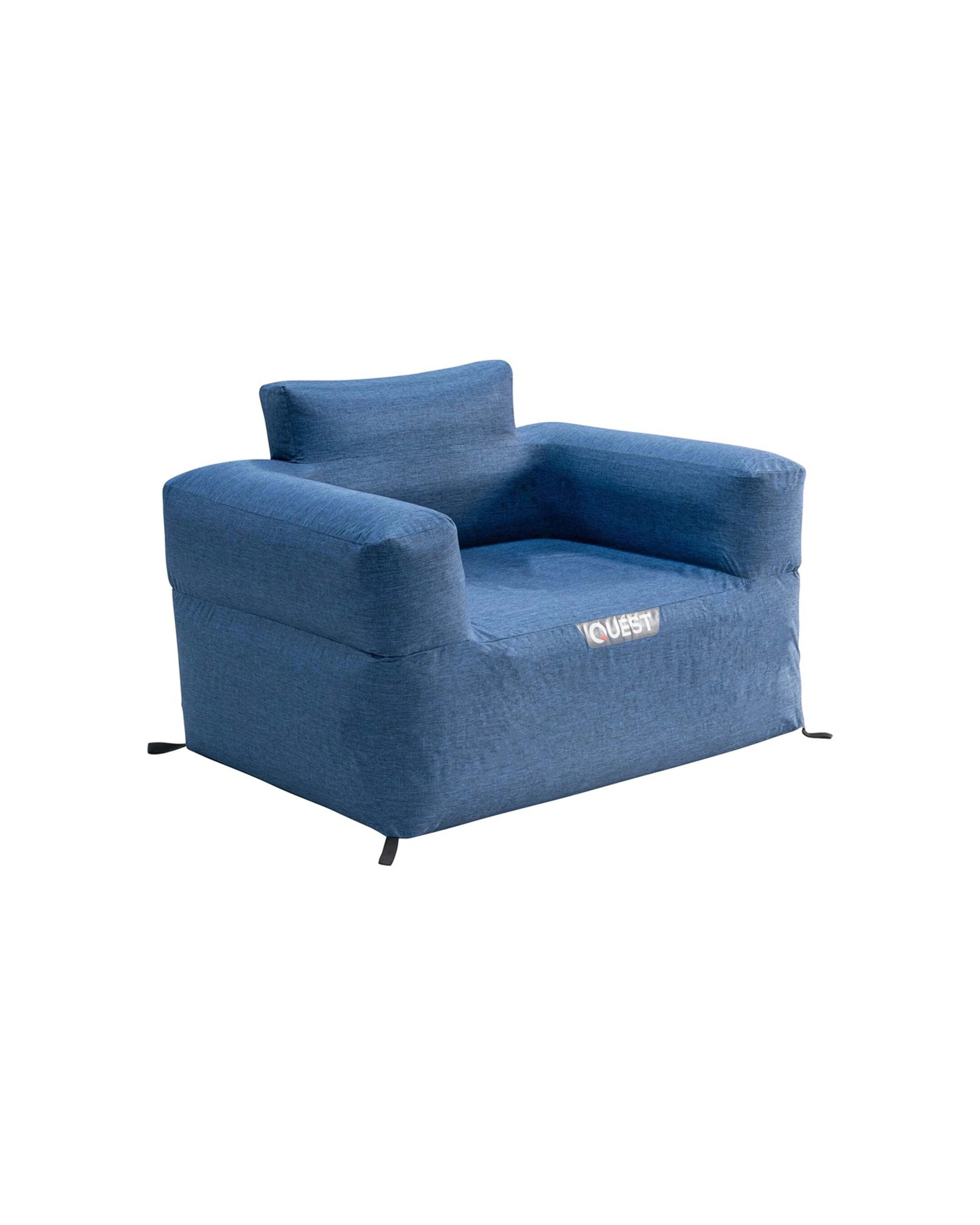 1 Quest Outdoors Air Inflatable Sofa 1 Portable Design Camping Furniture - Blue, 1 of 6