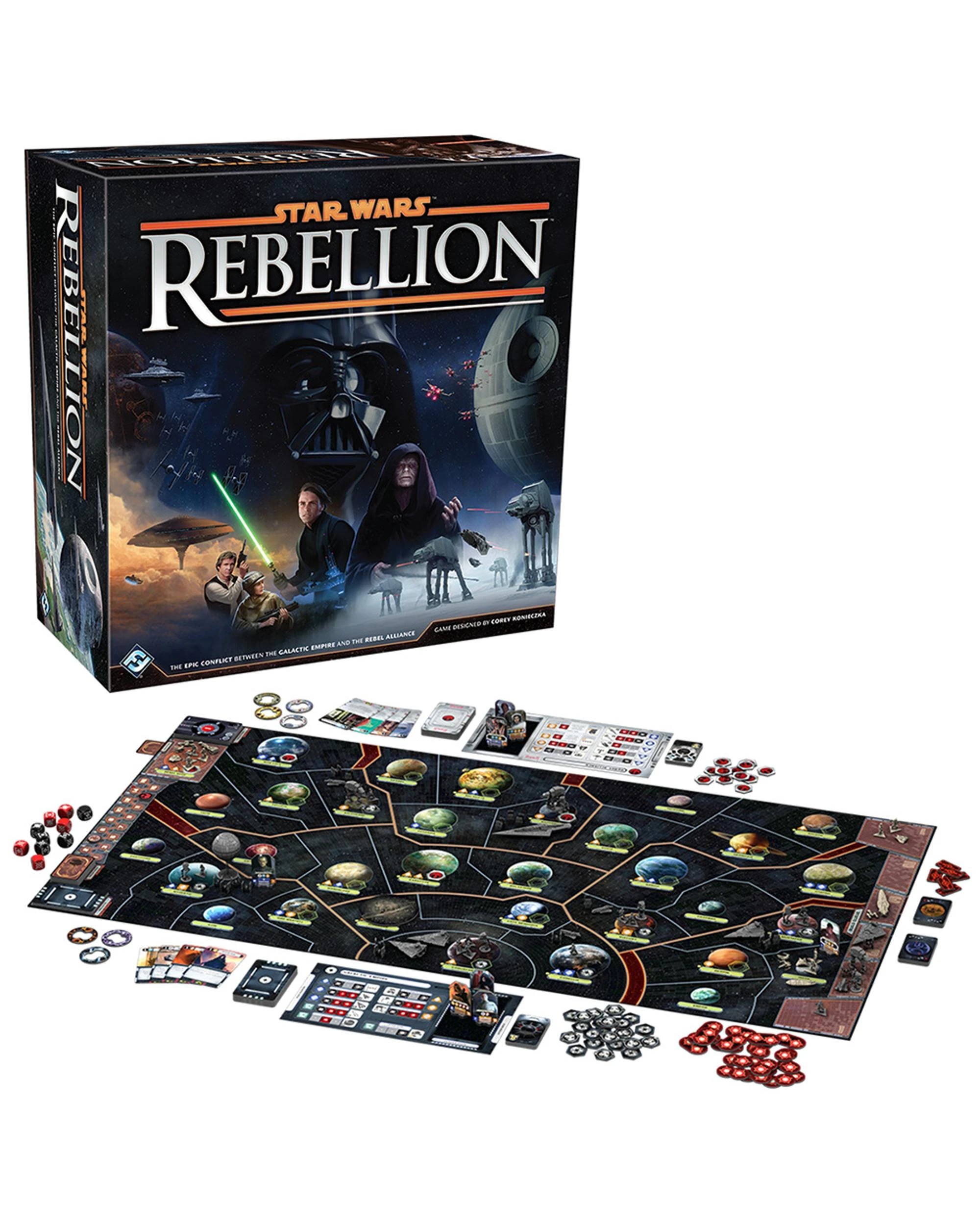 3 Star Wars Rebellion Board Game, 3 of 6