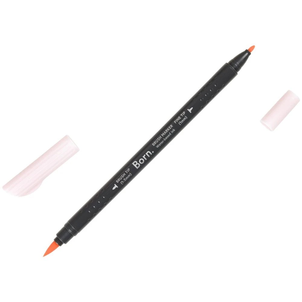 3 Born Professional Brush Dual-Tip Marker Soft Pink R110, 3 of 4