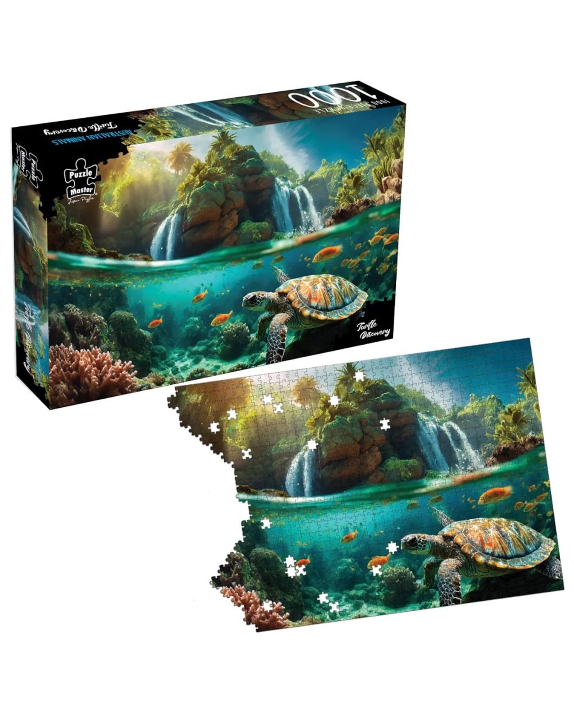 3 Puzzle Master Turtle Discovery 1000 Piece Jigsaw Puzzle, 3 of 7