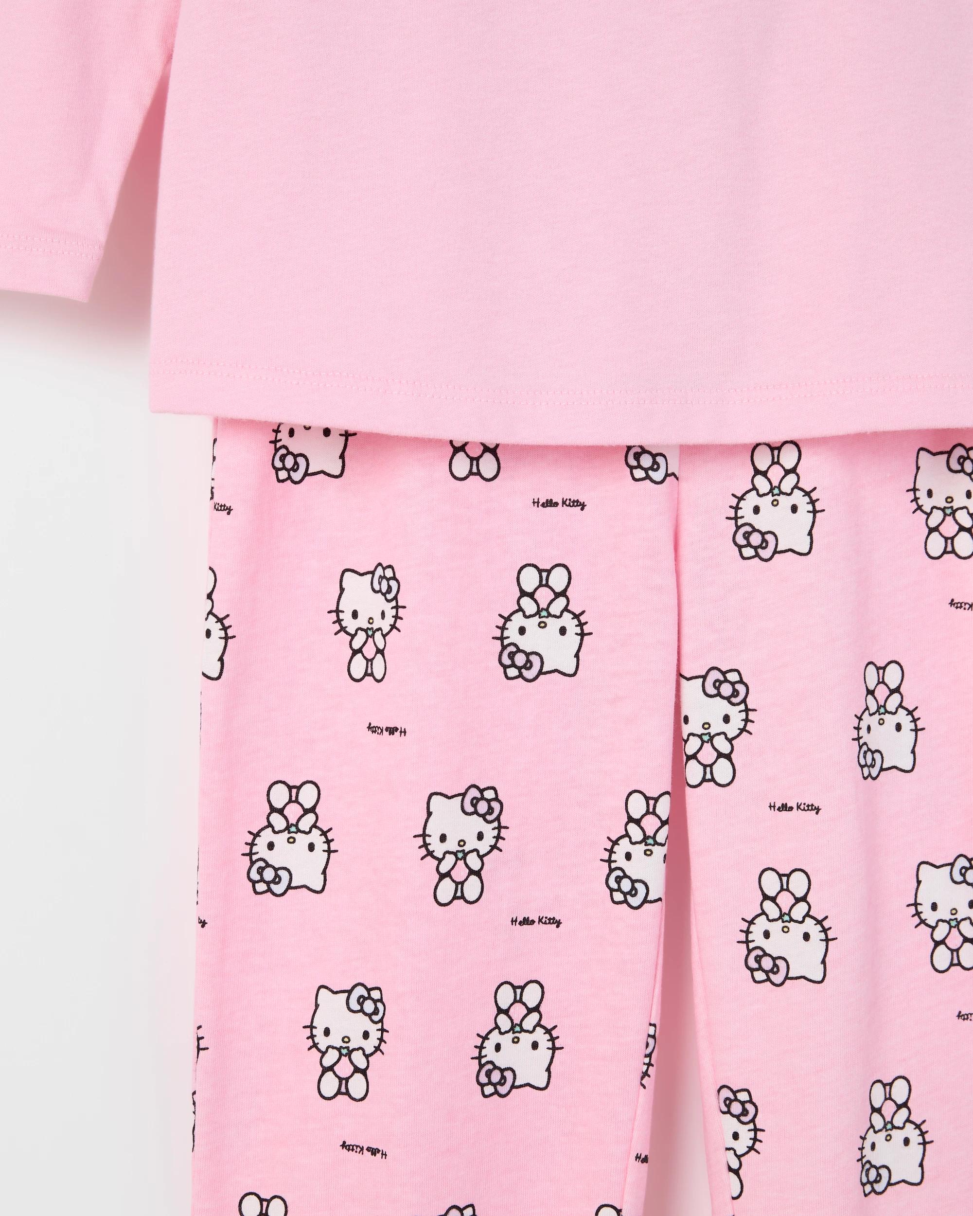 7 Hello Kitty Australian Cotton 2 Pack Younger Girls Pyjama Set HELLO KITTY, 7 of 9