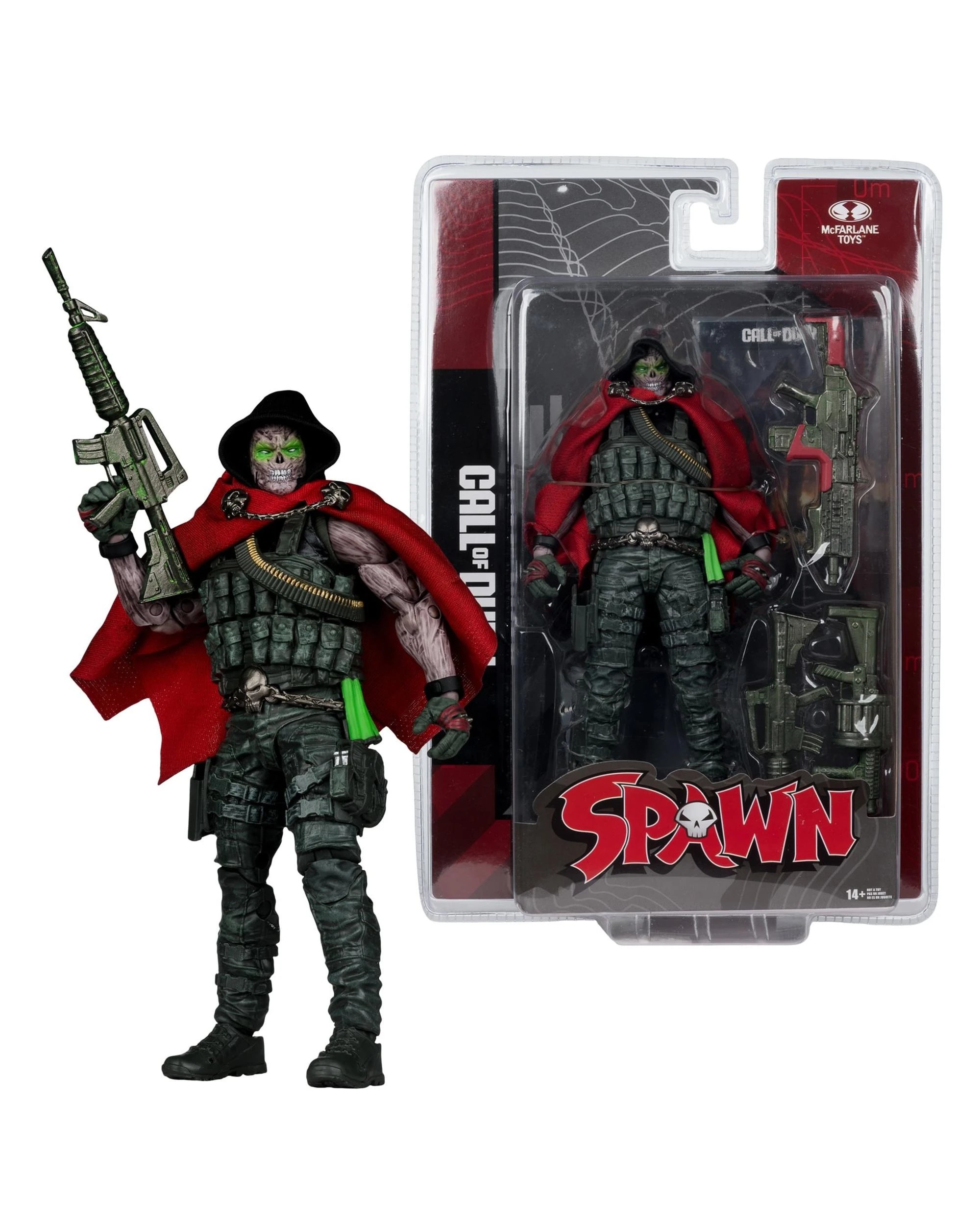 1 McFarlane Spawn Call of Duty Burned Spawn 7 inch Action Figure, 1 of 8