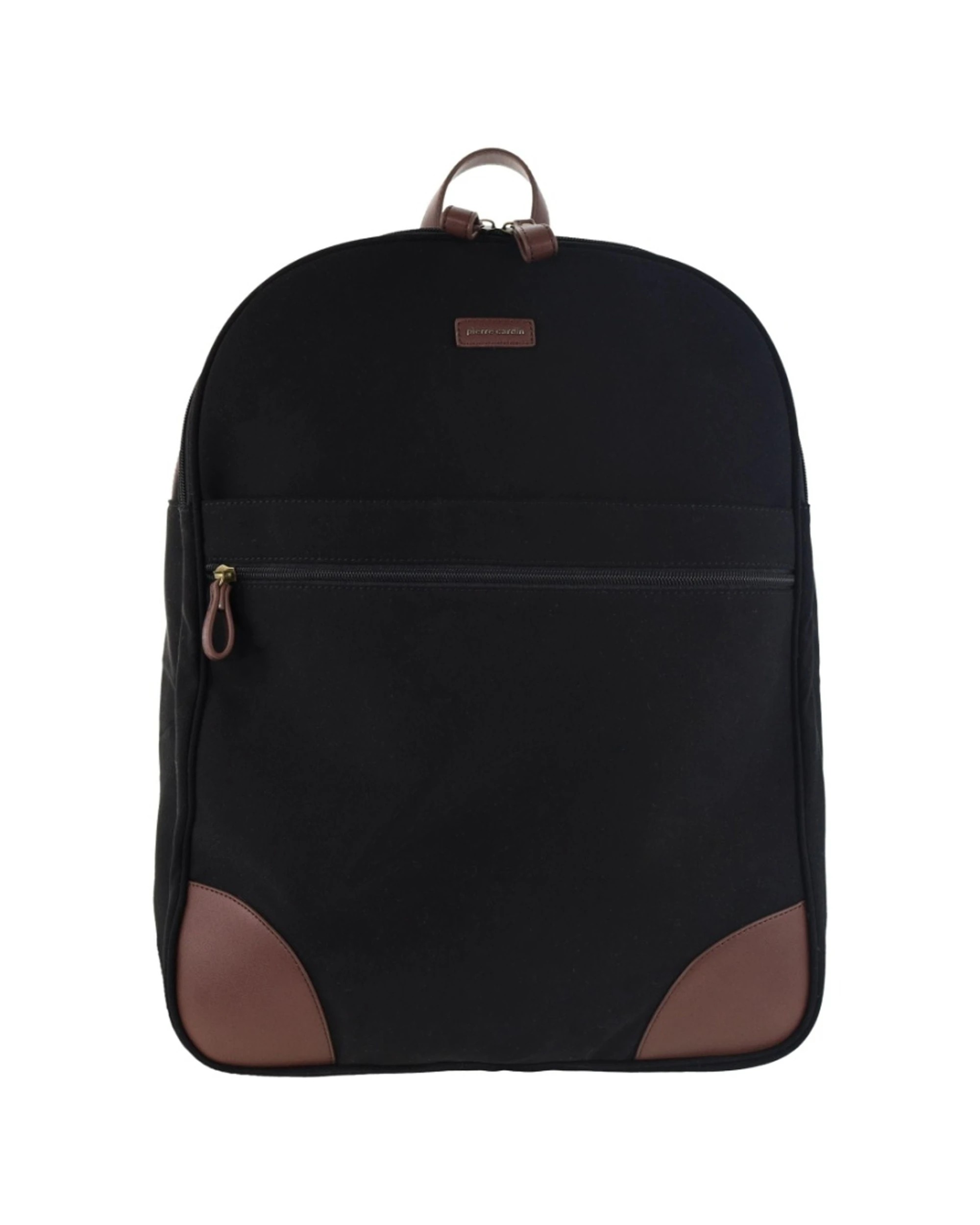 3 Pierre Cardin Men's Nomad Canvas Backpack With Adjustable Straps 35x22x45cm - Black, 3 of 4