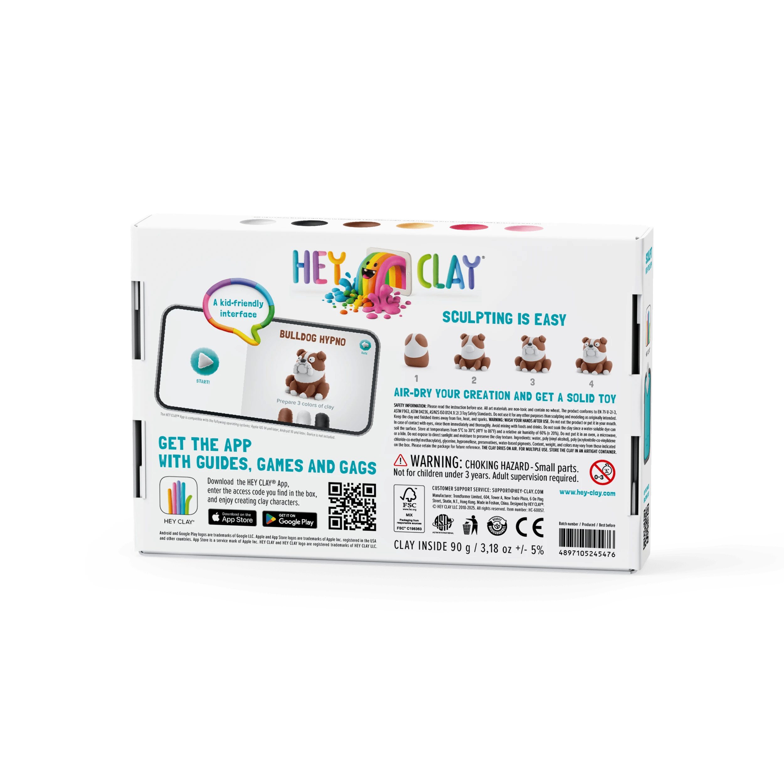 7 Hey Clay Dog Buddies - Multi, 7 of 7