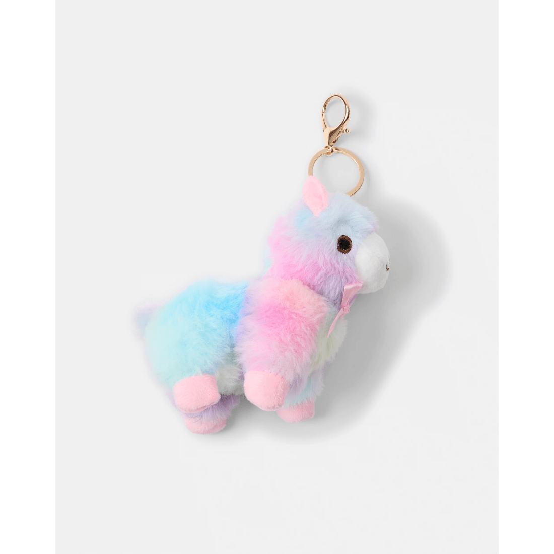 2 Fluffy Llama Bag Charm Keyring, 2 of 3