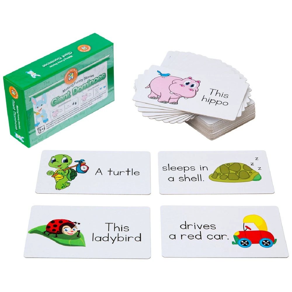 1 Learning Can Be Fun Making Funny Stories Giant Dominoes, 1 of 1