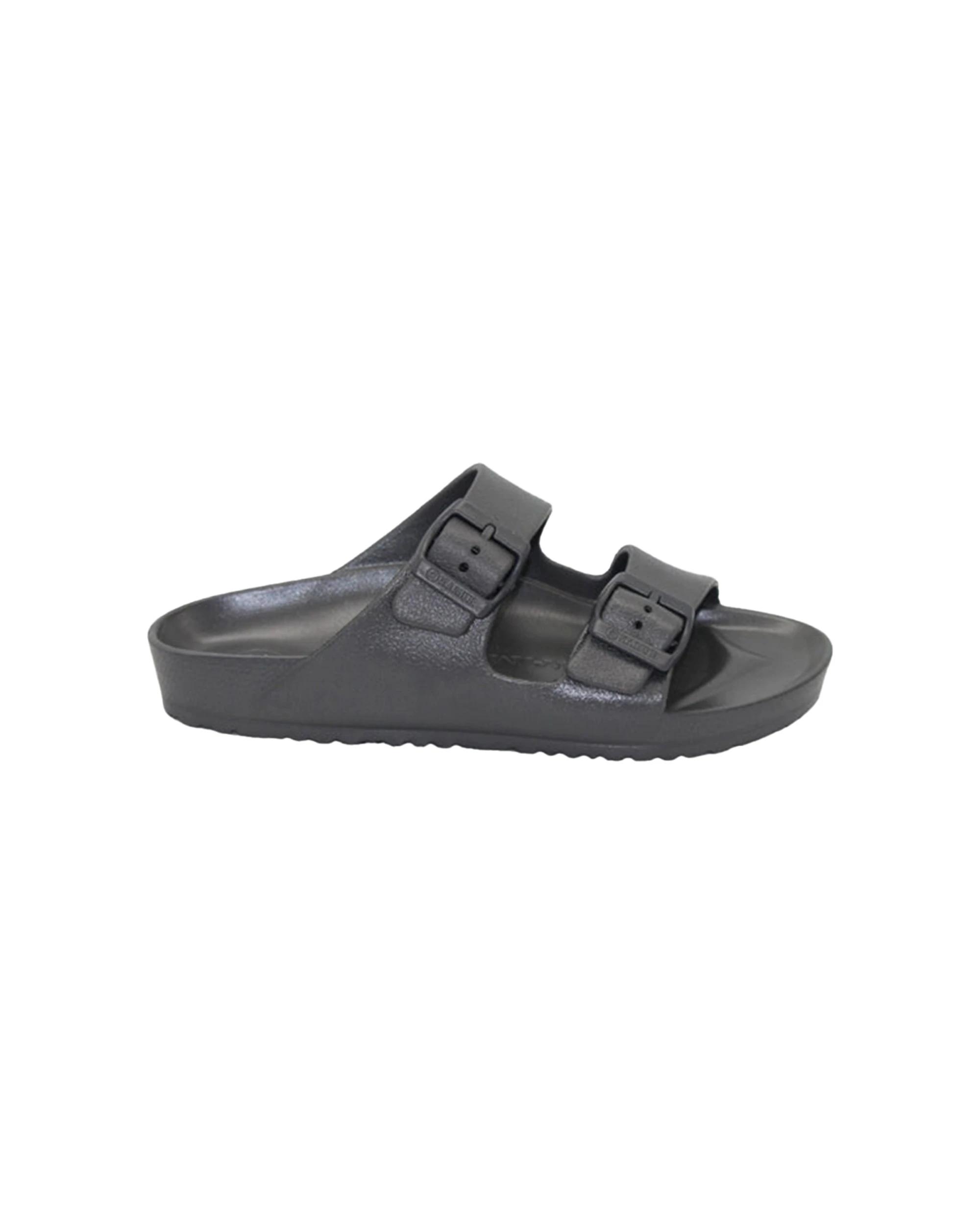 1 Human Shoes Ripe Women's Sandals Double Buckle Super Soft Tan GUNMETAL, 1 of 3