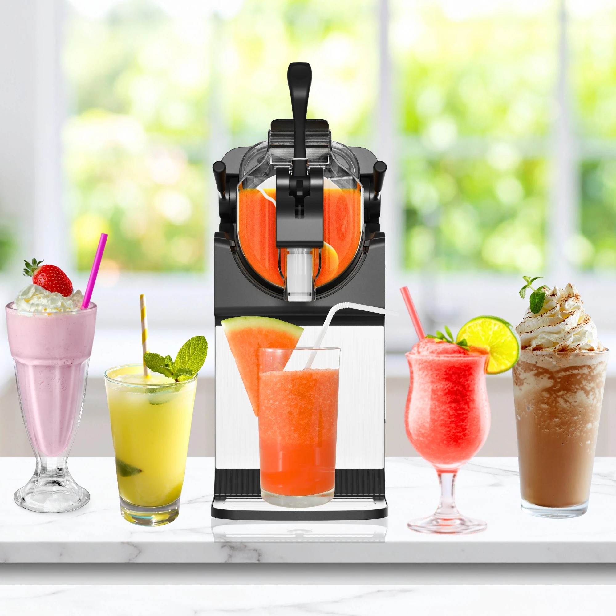 10 Kenmore 2.1 L Slushie and Frozen Drink Machine - Silver, 10 of 10