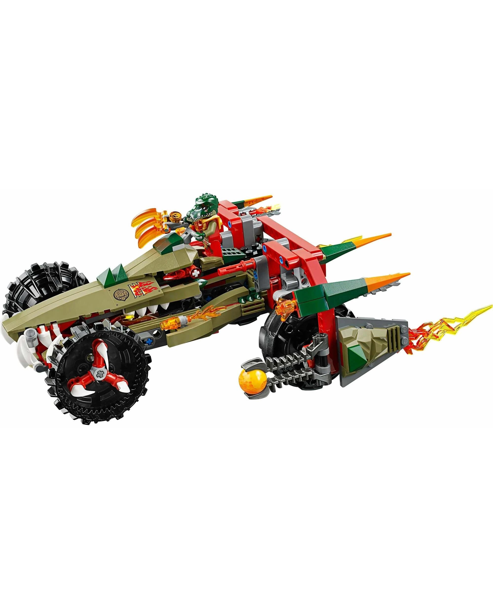2 LEGO 70135 Cragger's Fire Striker - CHI Croc Tank with Minifigures, 2 of 6