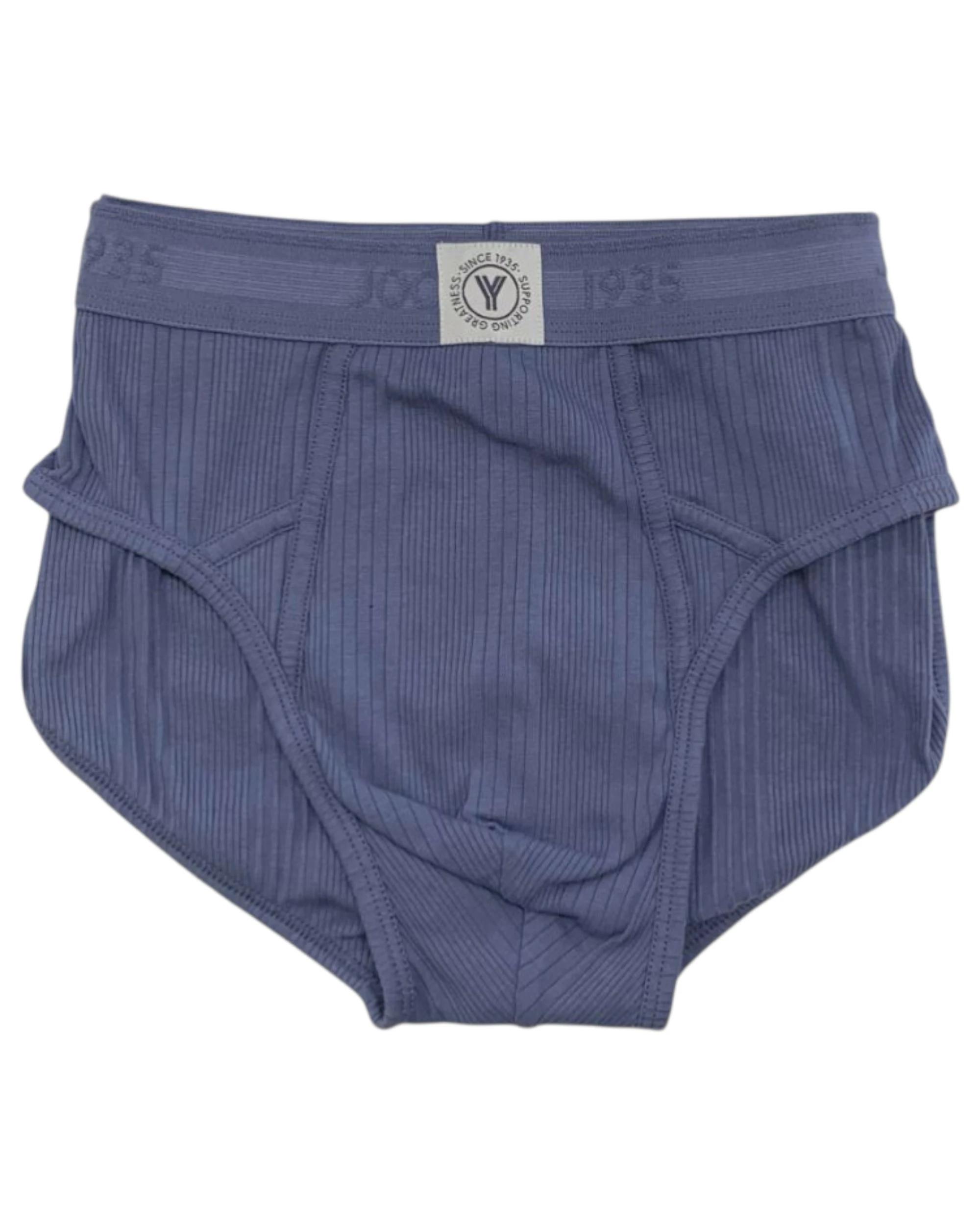 3 Jockey 6 Pack Mens 1935 Y-Front Ribbed Comfy Trunks Briefs Underwear MULTI, 3 of 5