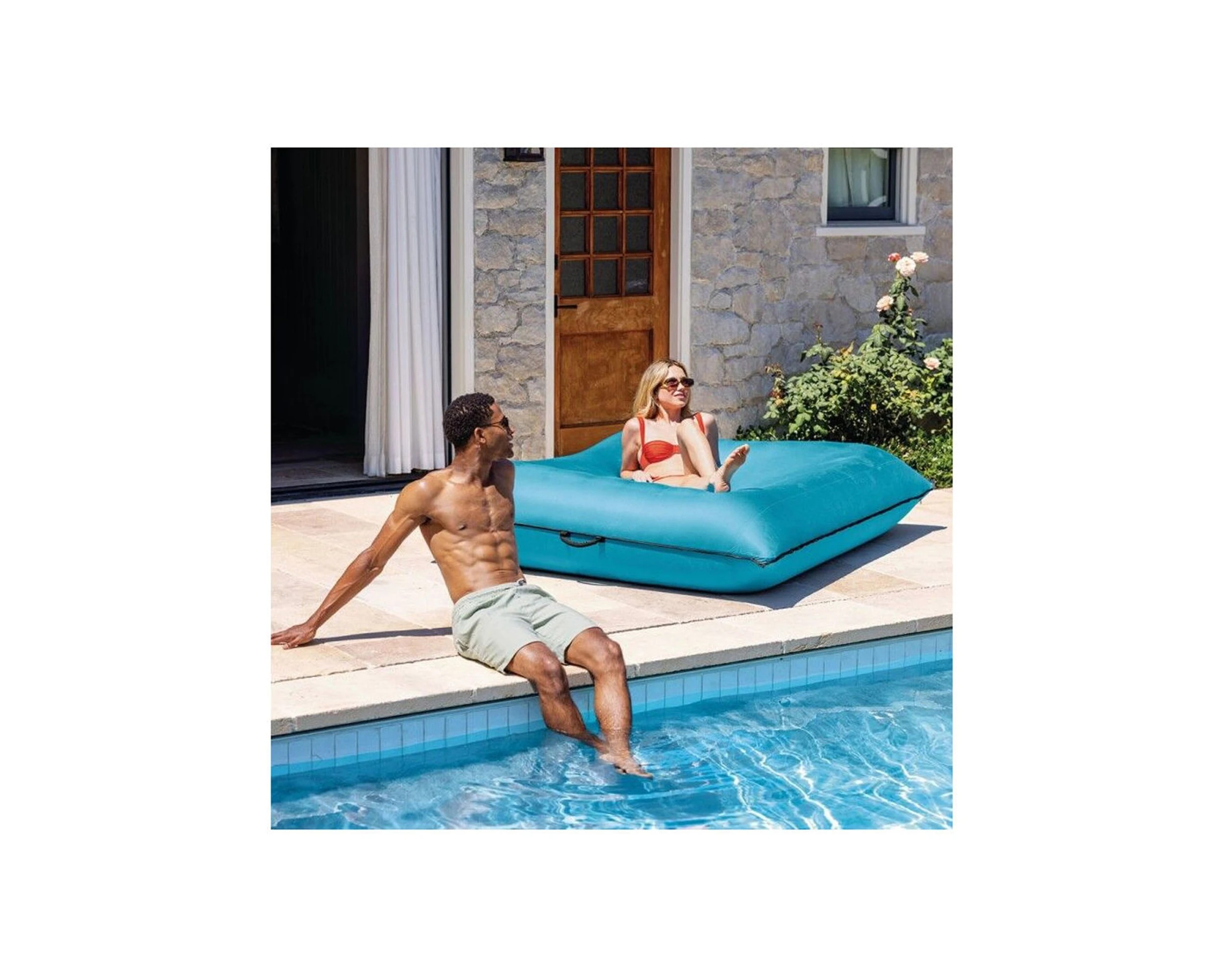 5 Intex Inflatable Outdoor Water-Resistant Luxe Lounges  72 L 61 W  Assorted, 5 of 9