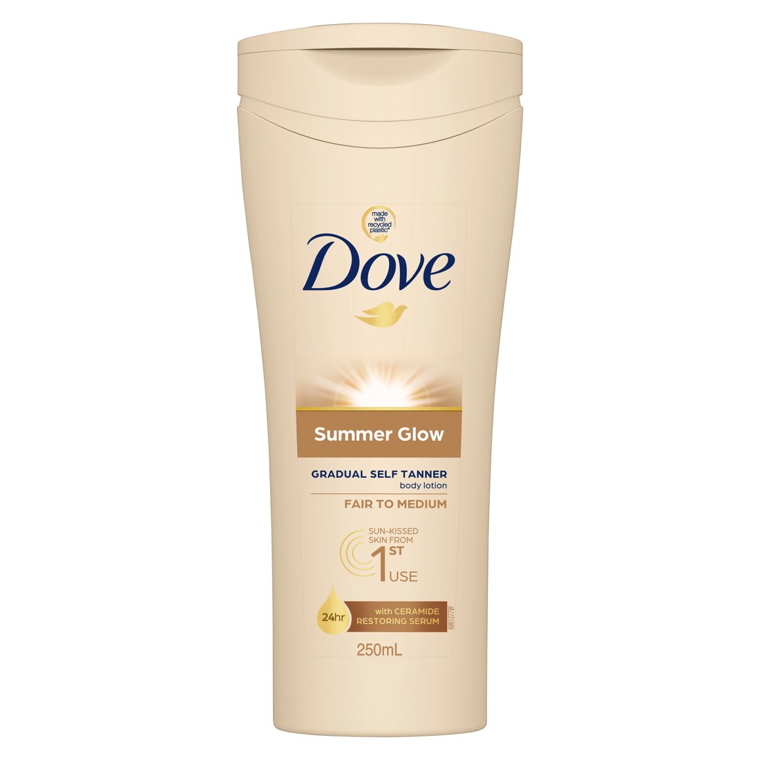 1 Dove Summer Glow Gradual Tan Body Lotion Fair to Medium 250ml, 1 of 8