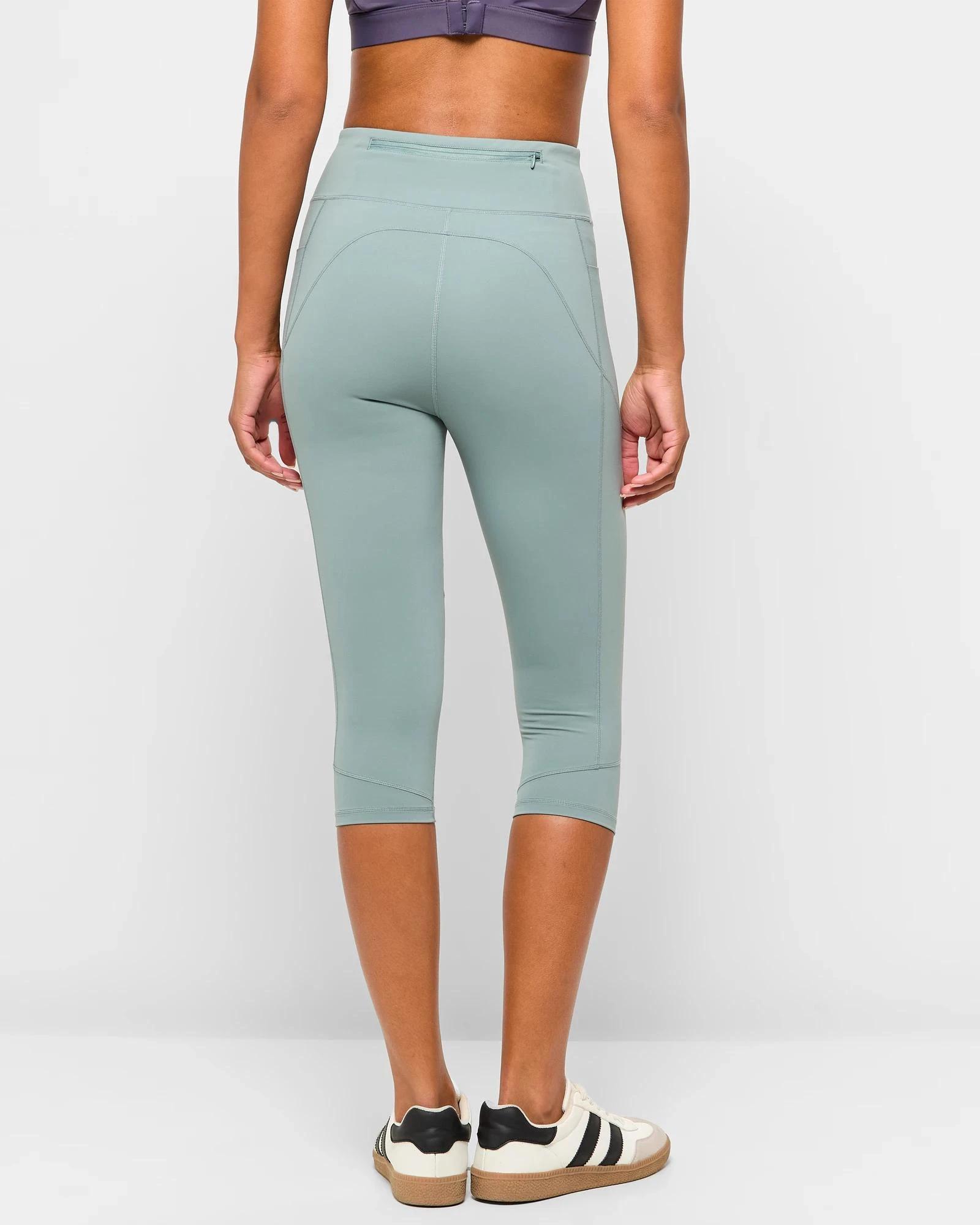 4 Target Active Infinity Sculpt High Rise Crop Length Tights GARDEN SAGE, 4 of 5