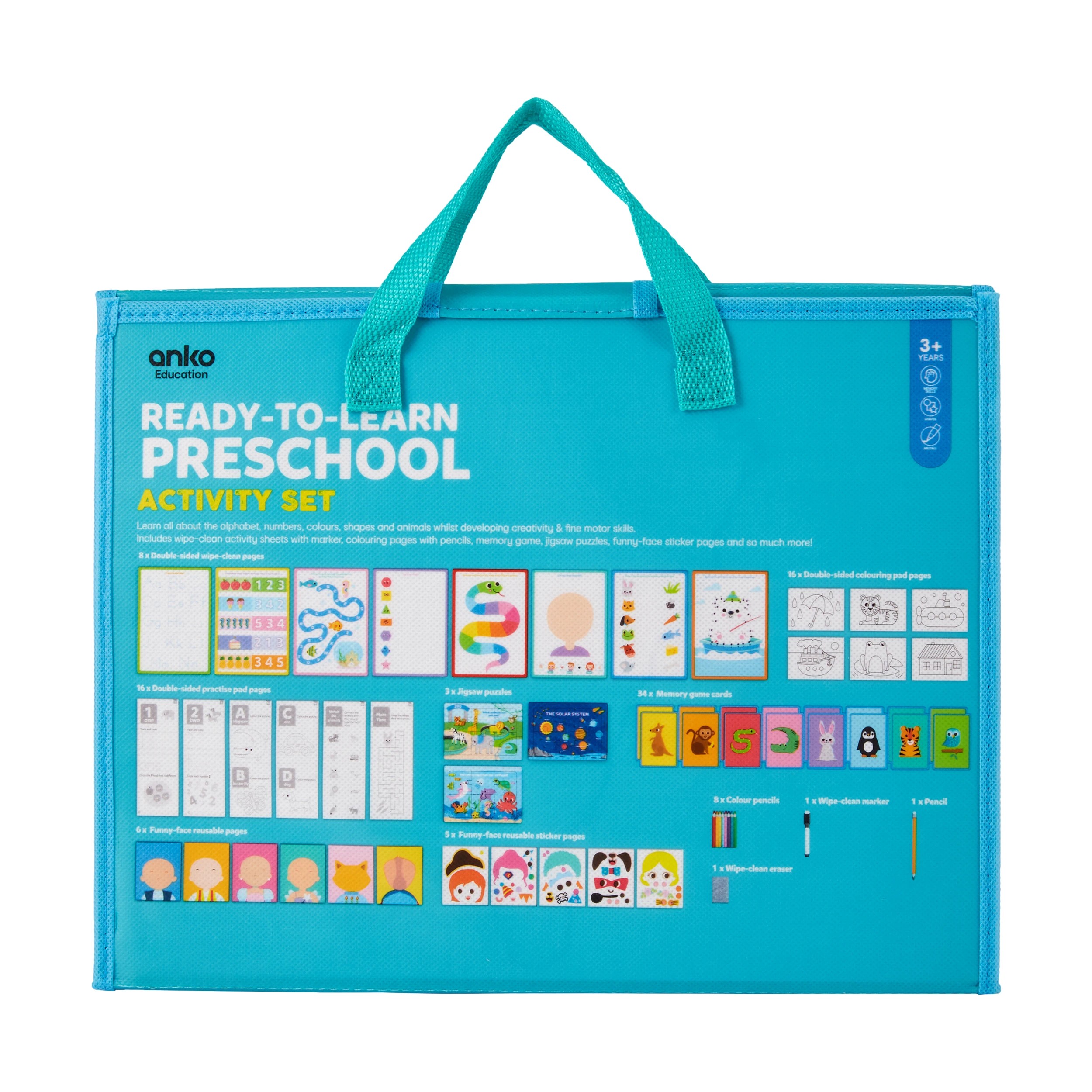 4 Ready-To-Learn Preschool Activity Set, 4 of 4