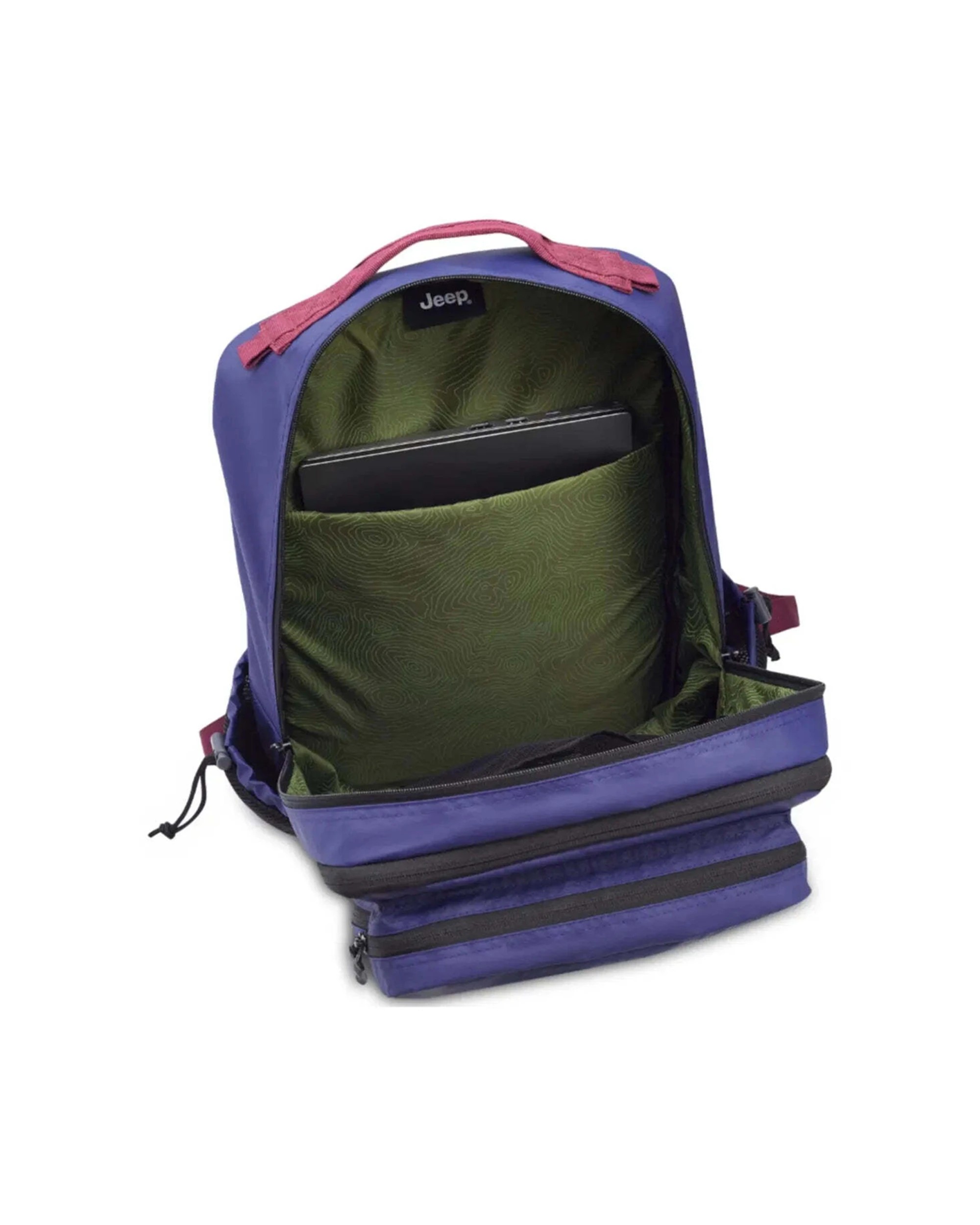 2 Jeep Tactical 15.6in Laptop Backpack Durable Recycled Polyester Rugged Design 39L Navy - Blue, 2 of 8