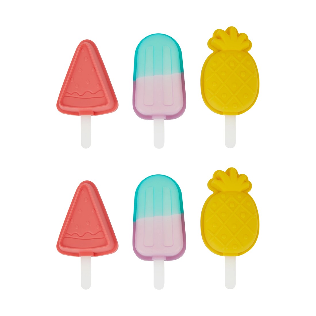 3 2 Pack Silicone Icy Pole Makers - Assorted, 3 of 6