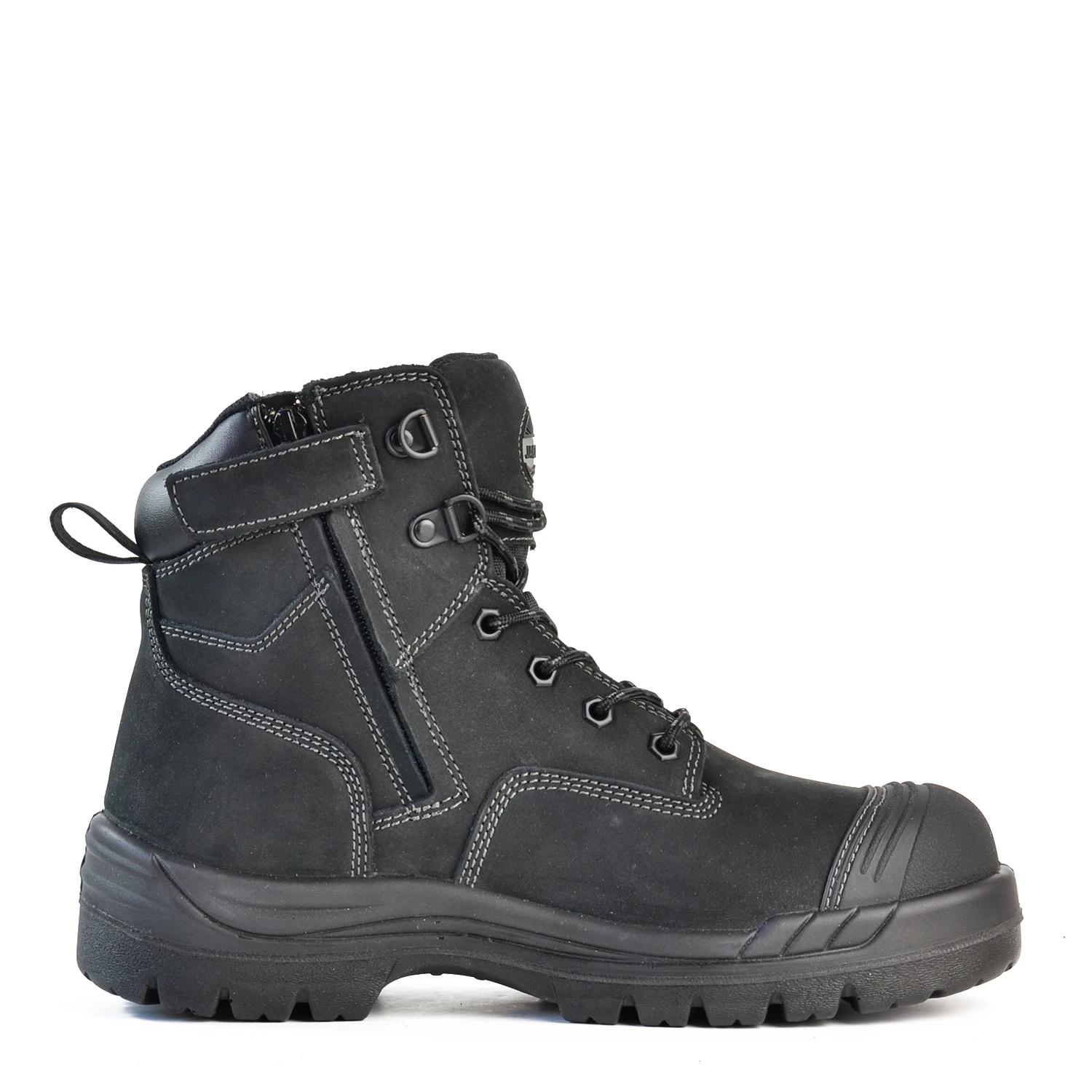 3 Zip Sided Safety Boots BLACK, 3 of 6