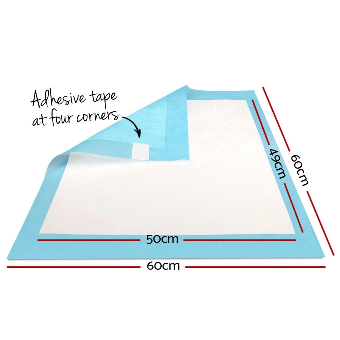 2 i.Pet Pet Training Pads 200pcs 60x60cm - Blue, 2 of 7