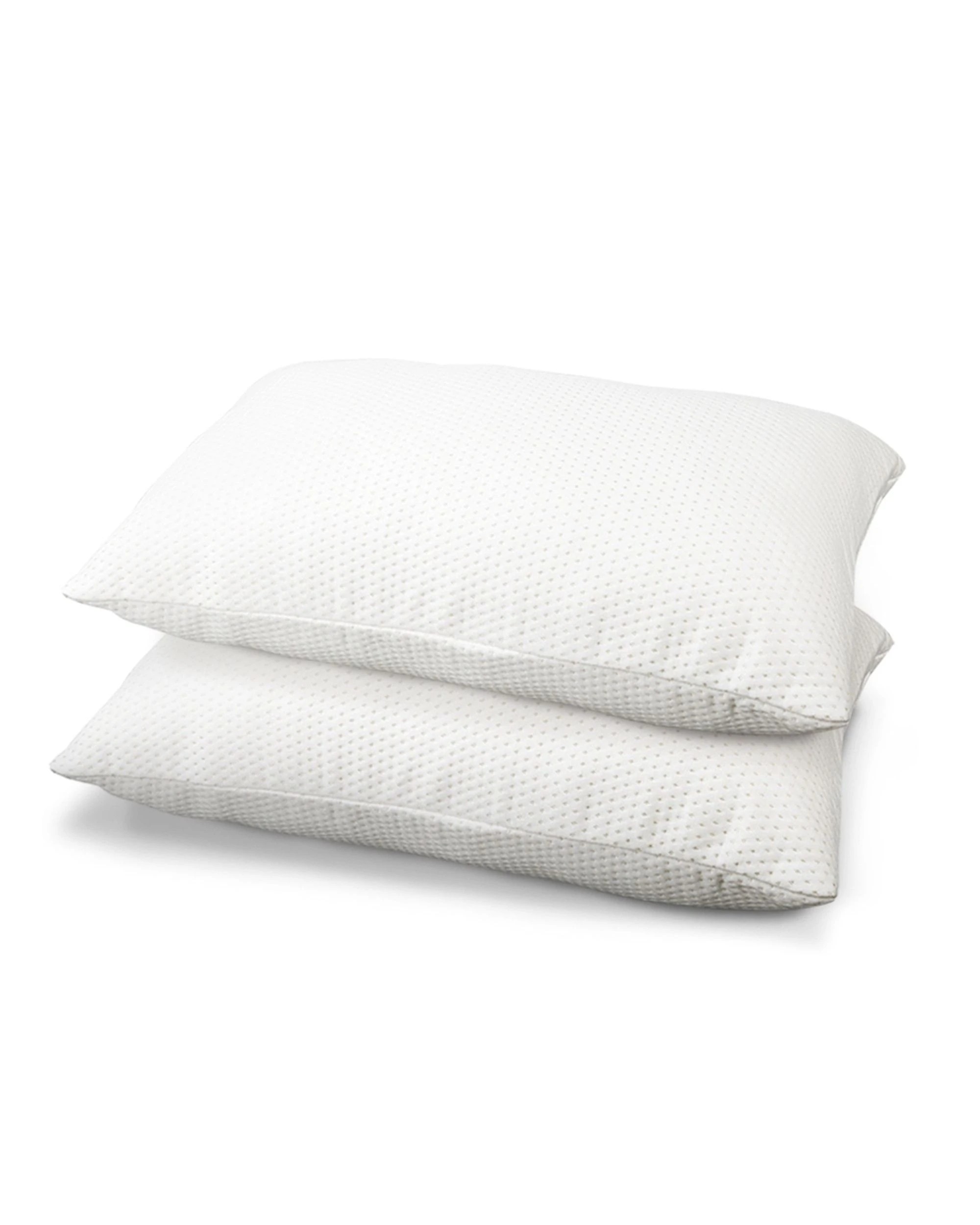 1 Giselle Bedding Memory Foam Pillow 19cm Thick Twin Pack - White, 1 of 5