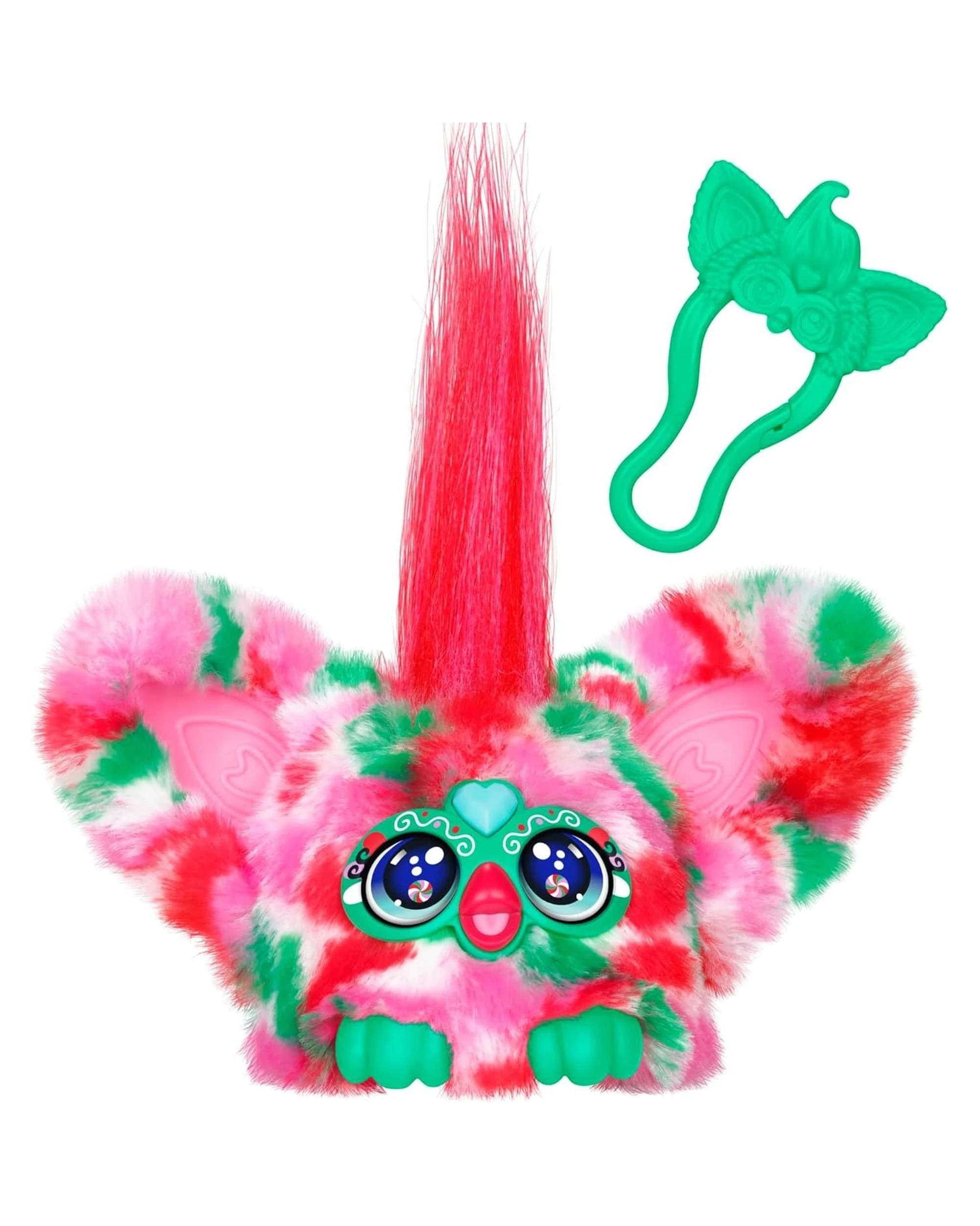 2 Furby Furblets Pep-Mint Christmas Furblet, 2 of 8