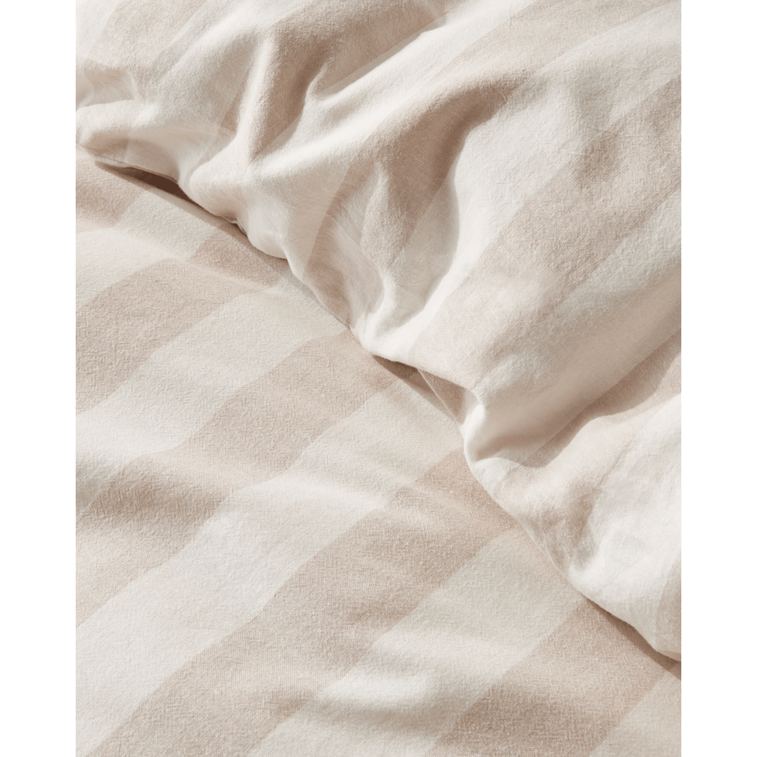 3 Target Reid Stripe Linen/cotton Quilt Cover Set
 - King Bed
 - Natural, 3 of 3