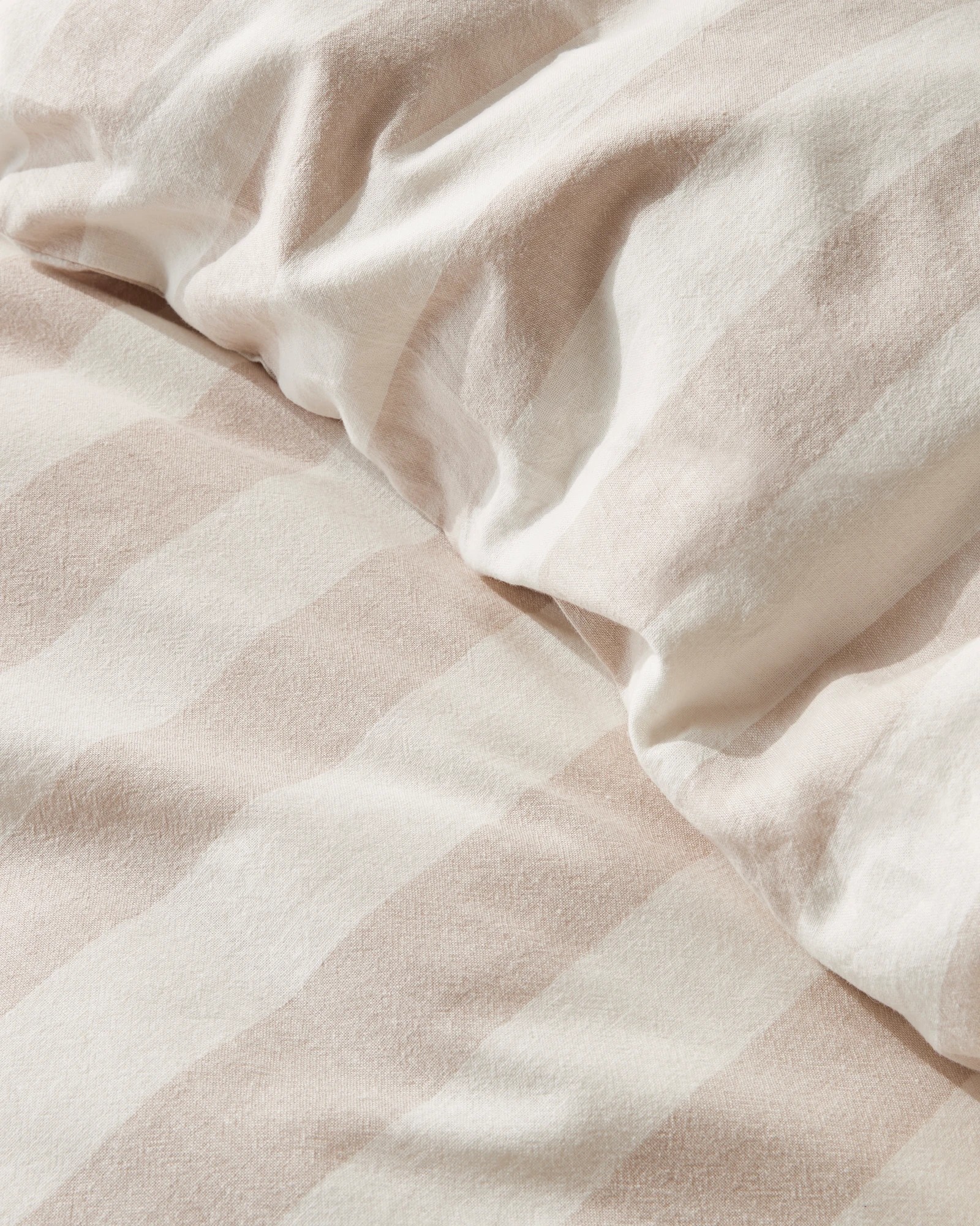 3 Target Reid Stripe Linen/Cotton Quilt Cover Set - King Bed - Natural, 3 of 3