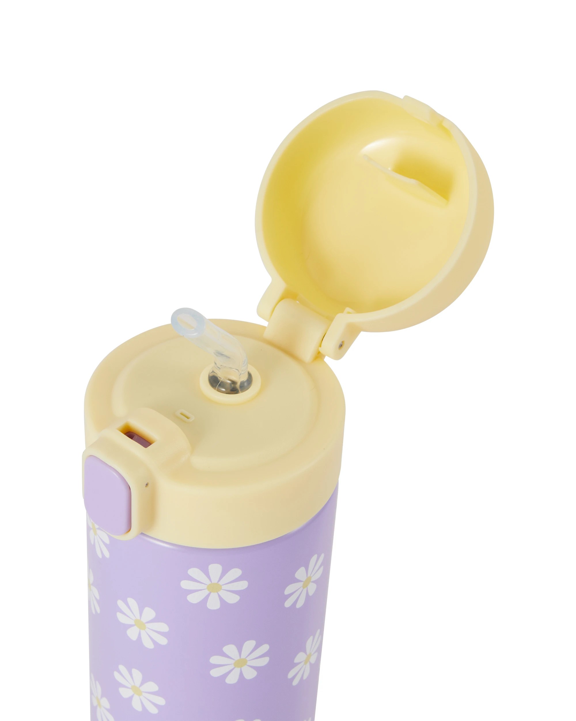 2 400ml Daisy Stainless Steel Double Wall Insulated Cylinder Bottle, 2 of 6