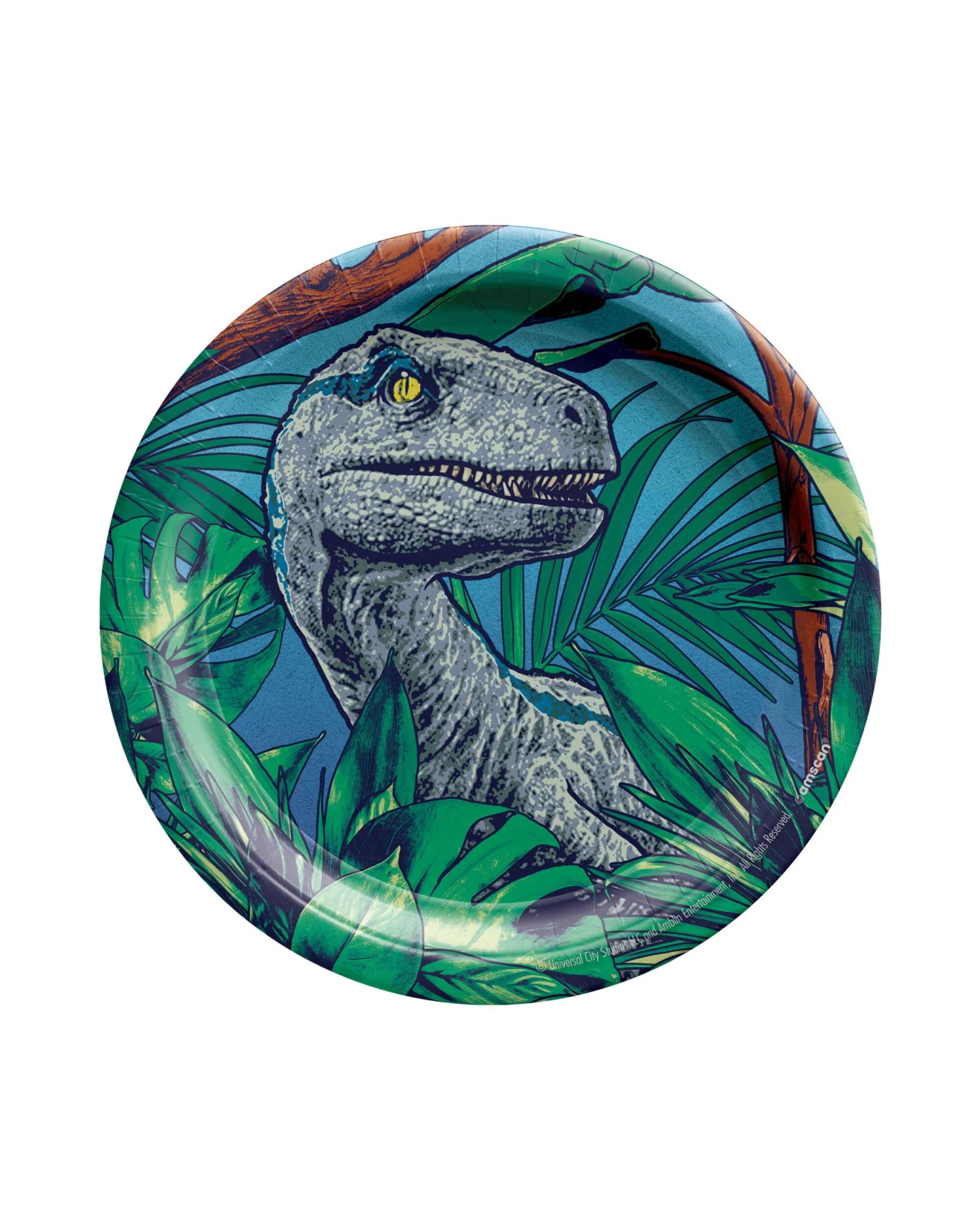 1 Jurassic World Jurassic Into the Wild Small Paper Plates Pack of 8, 1 of 1