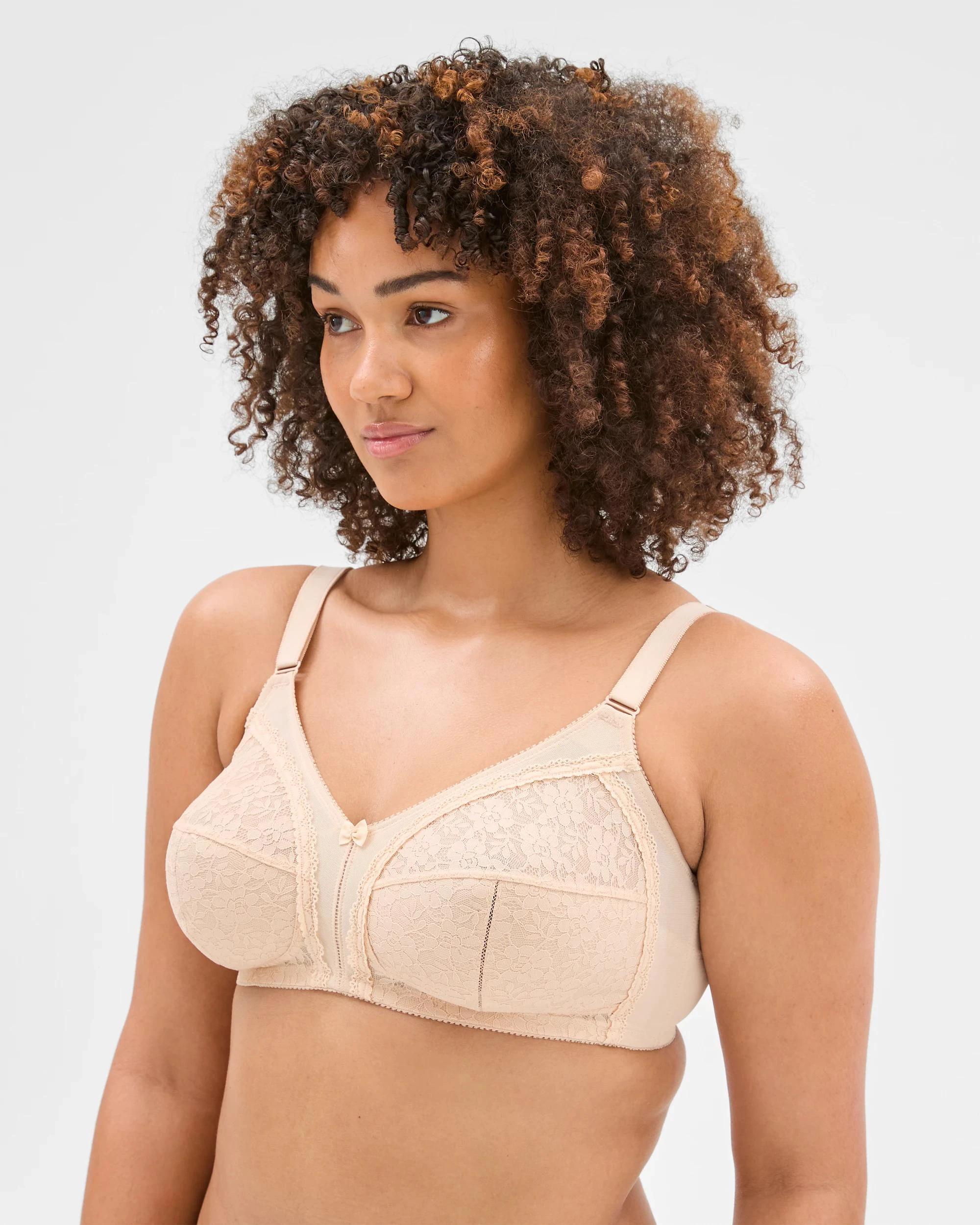 4 Target Plus Size Firm Support Wirefree Bra NATURAL, 4 of 5