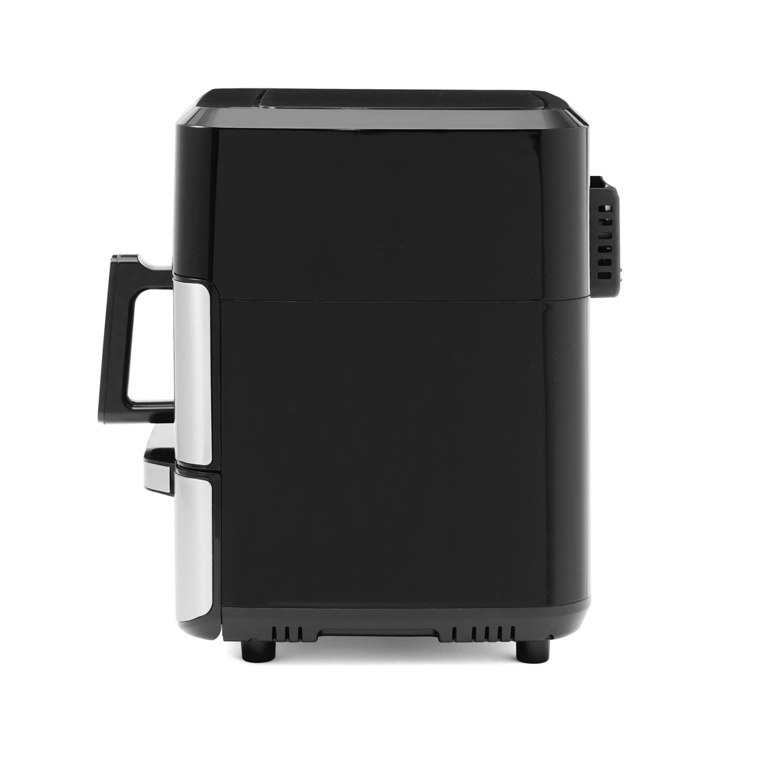 6 2-in-1 Air Fryer and Oven - Black and Silver Look, 6 of 10